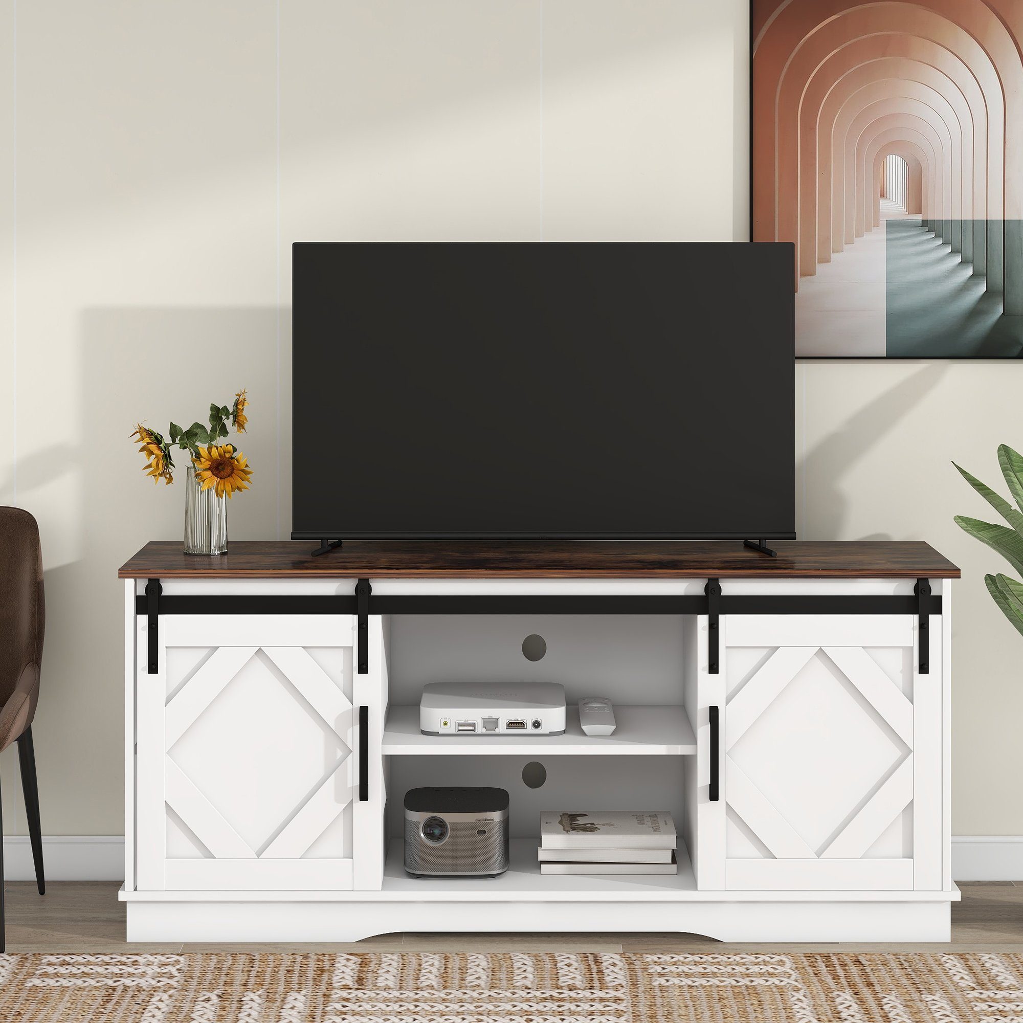 OKWISH TV-Schrank TV Stand Sideboard Entertainment günstig online kaufen
