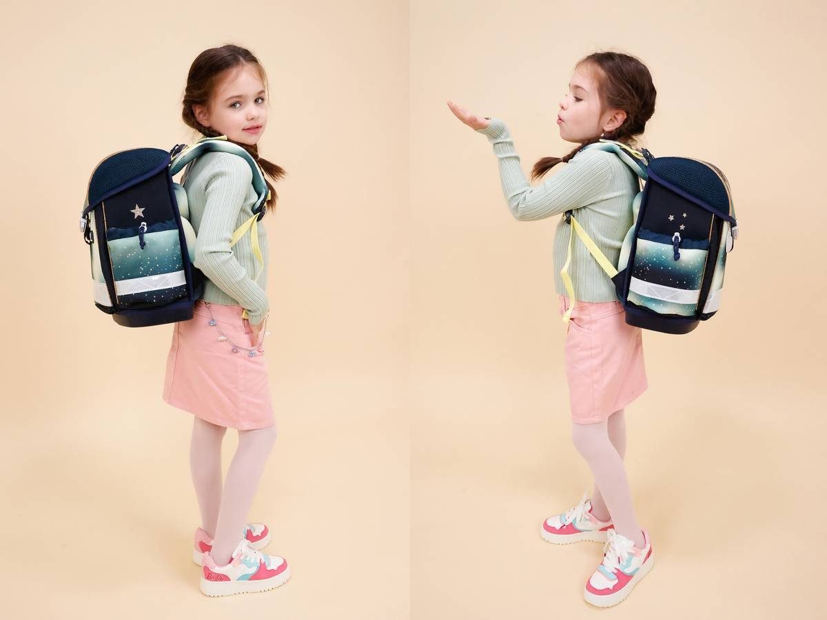 Belmil Schulranzen "Classy" 2026 Set 1. Klasse neue Designs, Einhorn, 4tlg.,1. Klasse, Grundschule, Einschulung, Mädchen