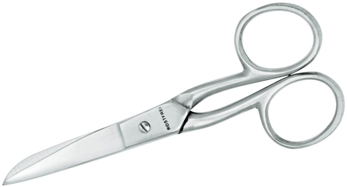 Papierscheren Metallschere 11,5cm silber