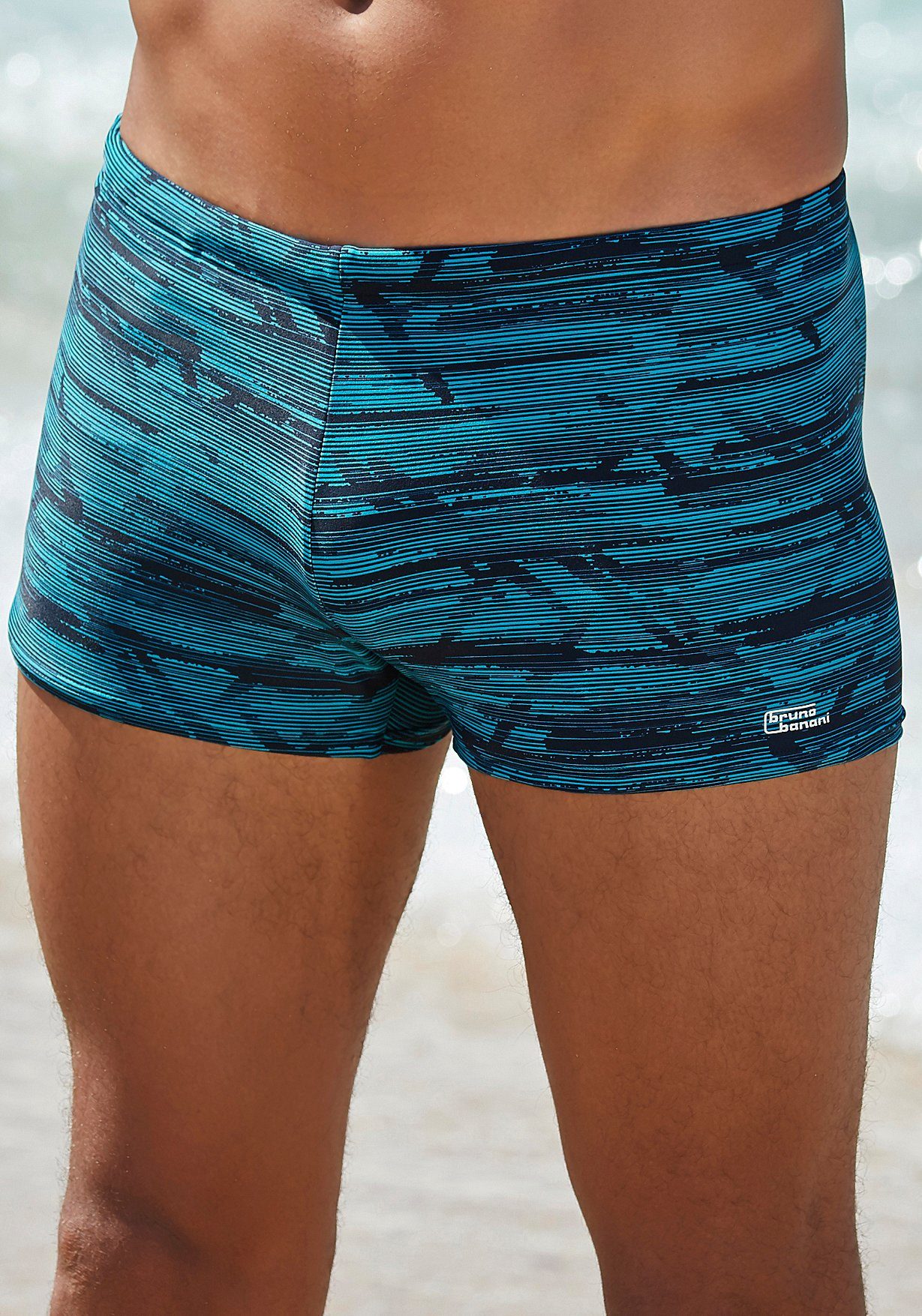 Bruno Banani Boxer-Badehose mit trendigem Alloverprint