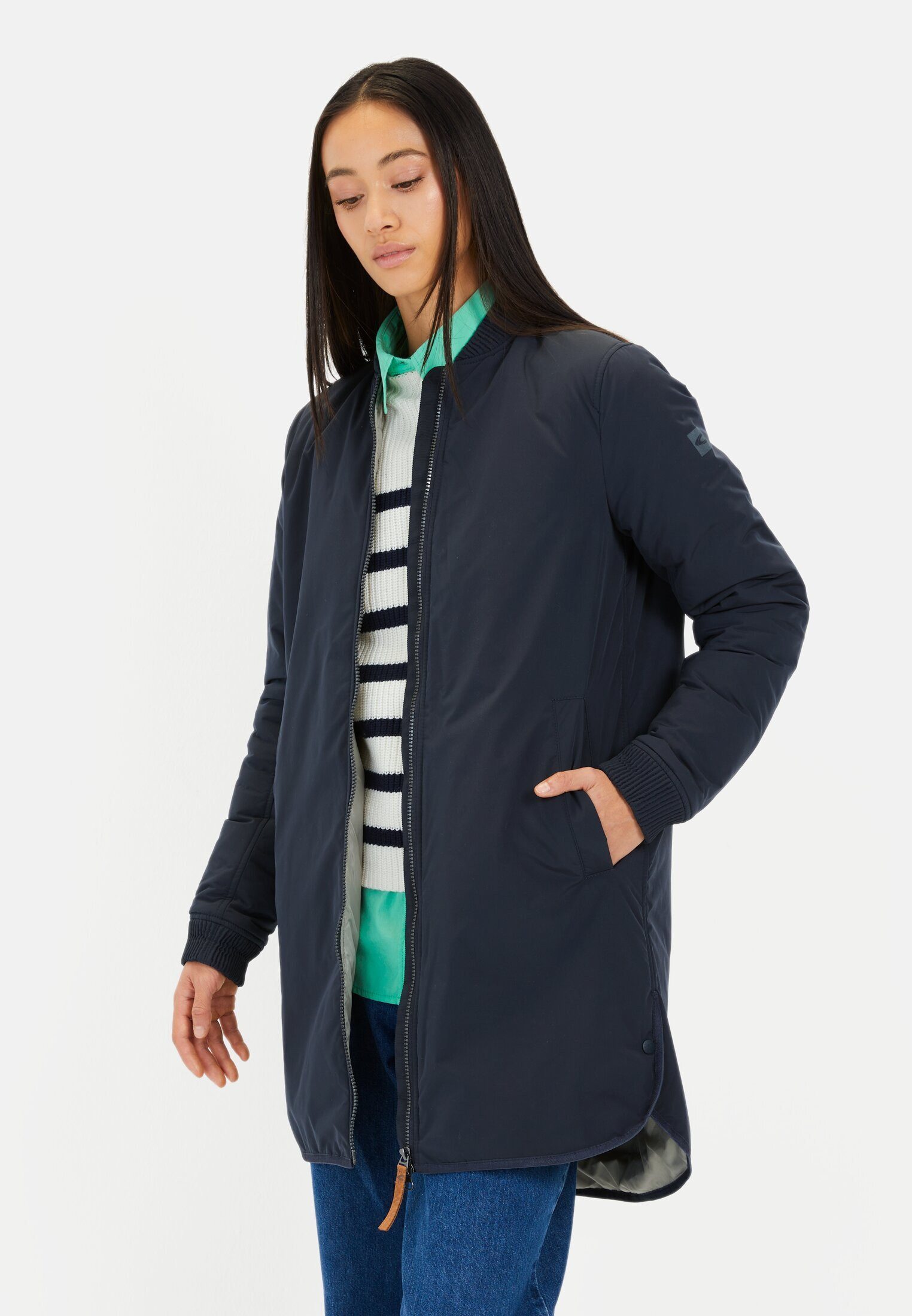 Langjacke aus recyceltem Polyester