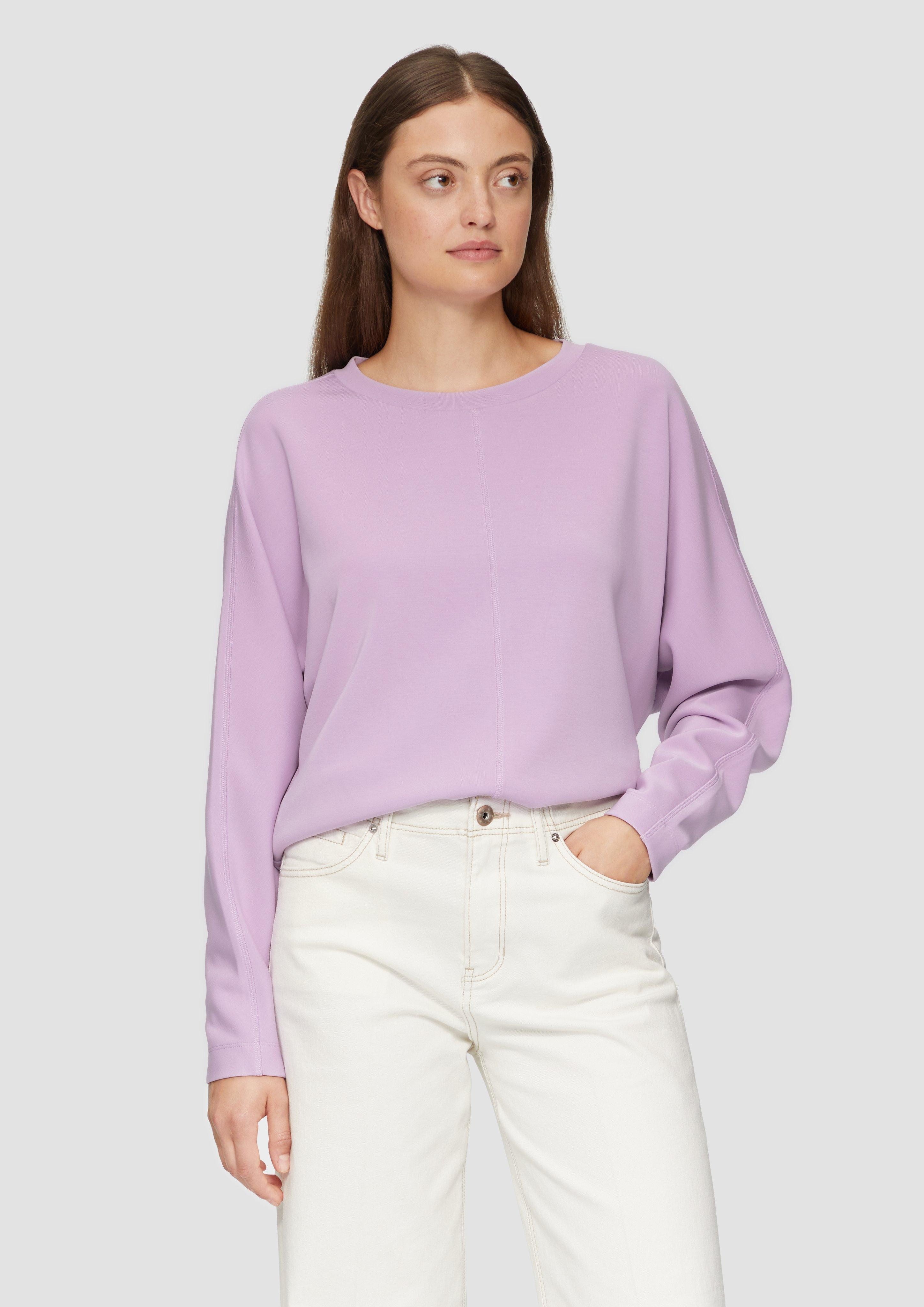 s.Oliver Sweatshirt Sweatshirt aus Scuba mit günstig online kaufen