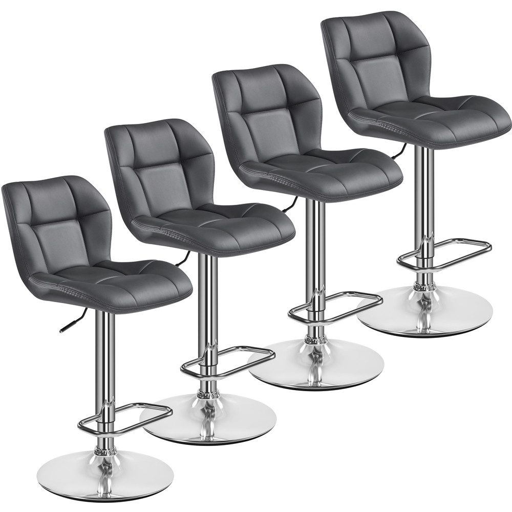 Yaheetech Barhocker (4 St), 1/2/4/6er-Set Barstühle Küchenstühle Bistrohock günstig online kaufen