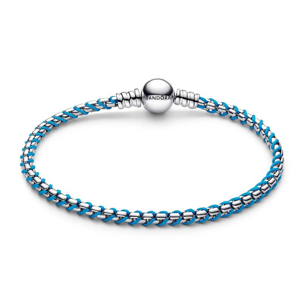 Pandora Armband Geflochtenes Damenarmband aus Sterlingsilber mit Kordel von PANDORA