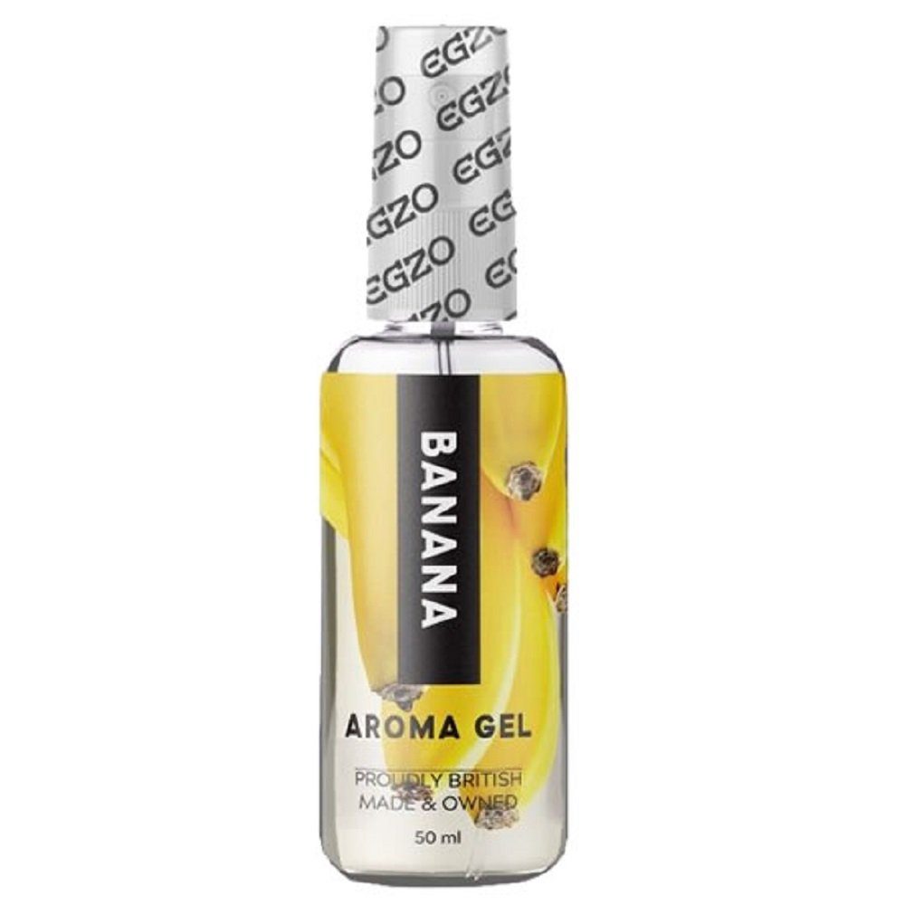 EGZO Gleitgel Aroma köstlichen Oralsex Bananen-Geschmack, mit Gleitgel für aromatisches «Banana», 50ml, Gel Flasche