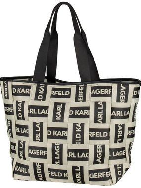 KARL LAGERFELD Shopper K/Webbing Logo LG Tote