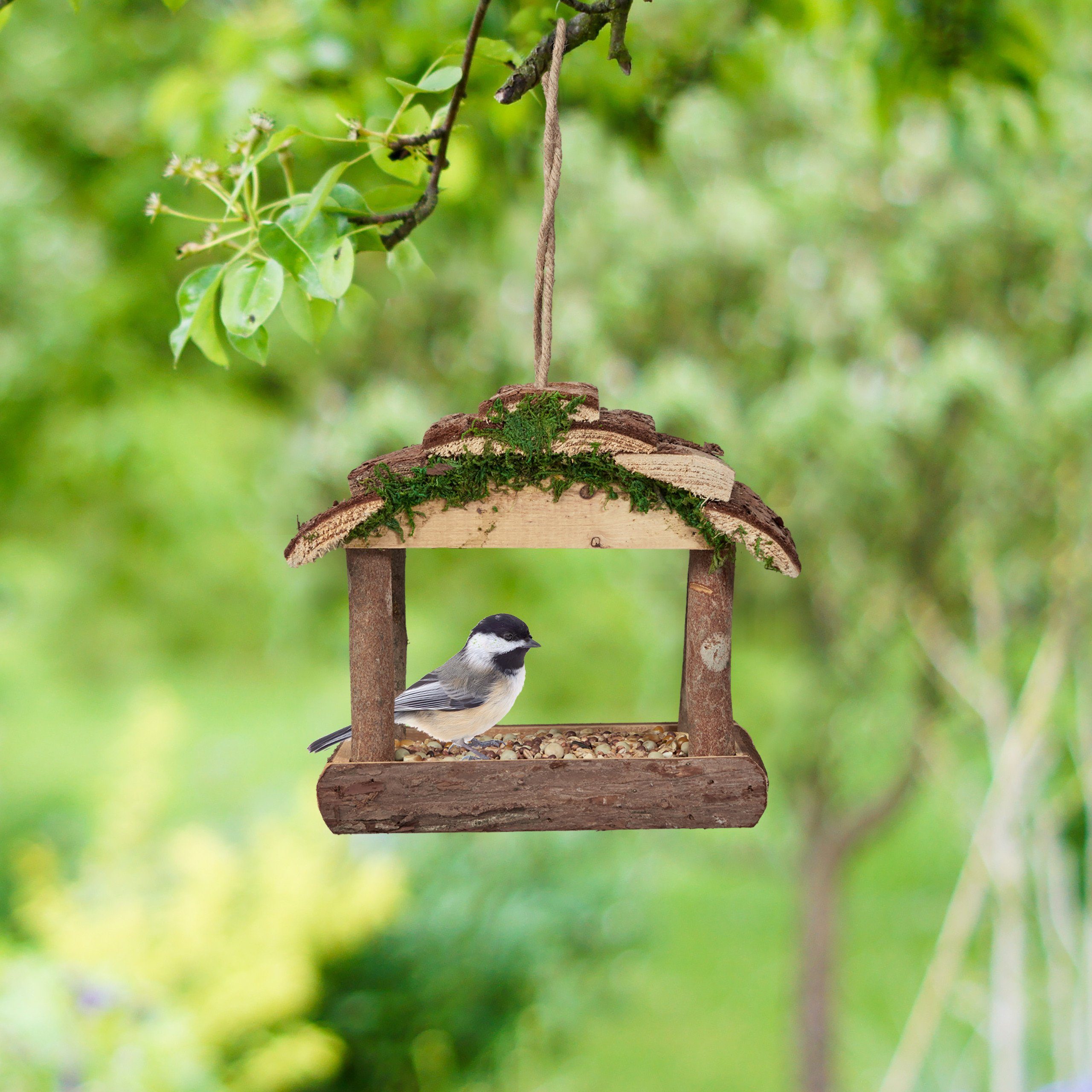 relaxdays Vogelhaus Vogelfutterhaus zum Aufhängen günstig online kaufen