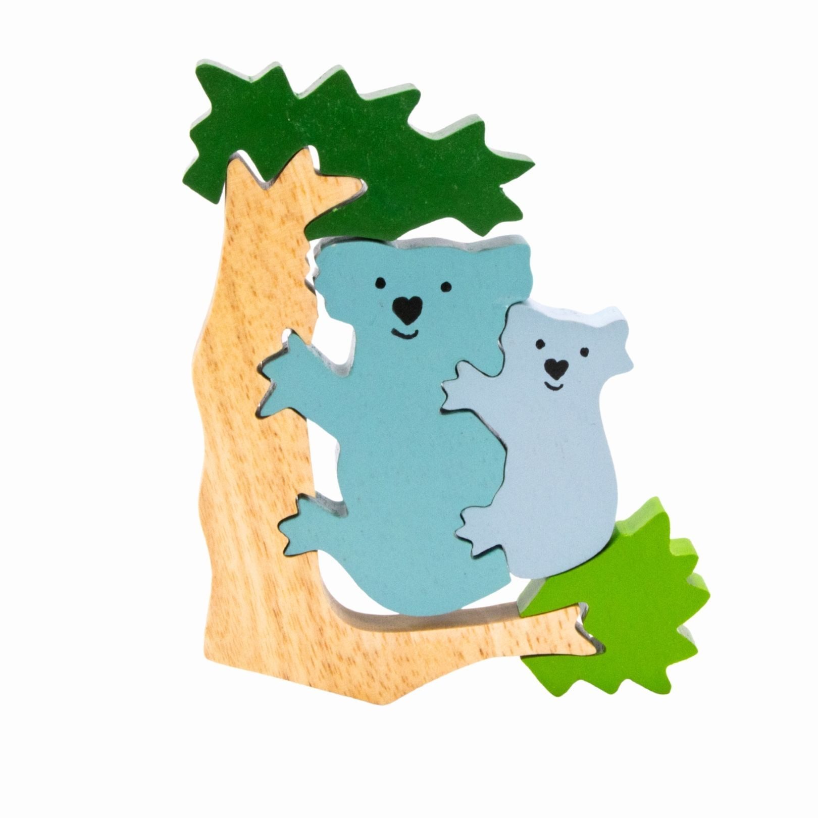 GICO Steckpuzzle Tier Holzpuzzle Koala für Kinder - 3938, Puzzleteile