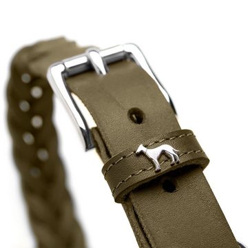 Hunter Tierbedarf Hunde-Halsband Halsband Solid Education Special, Leder