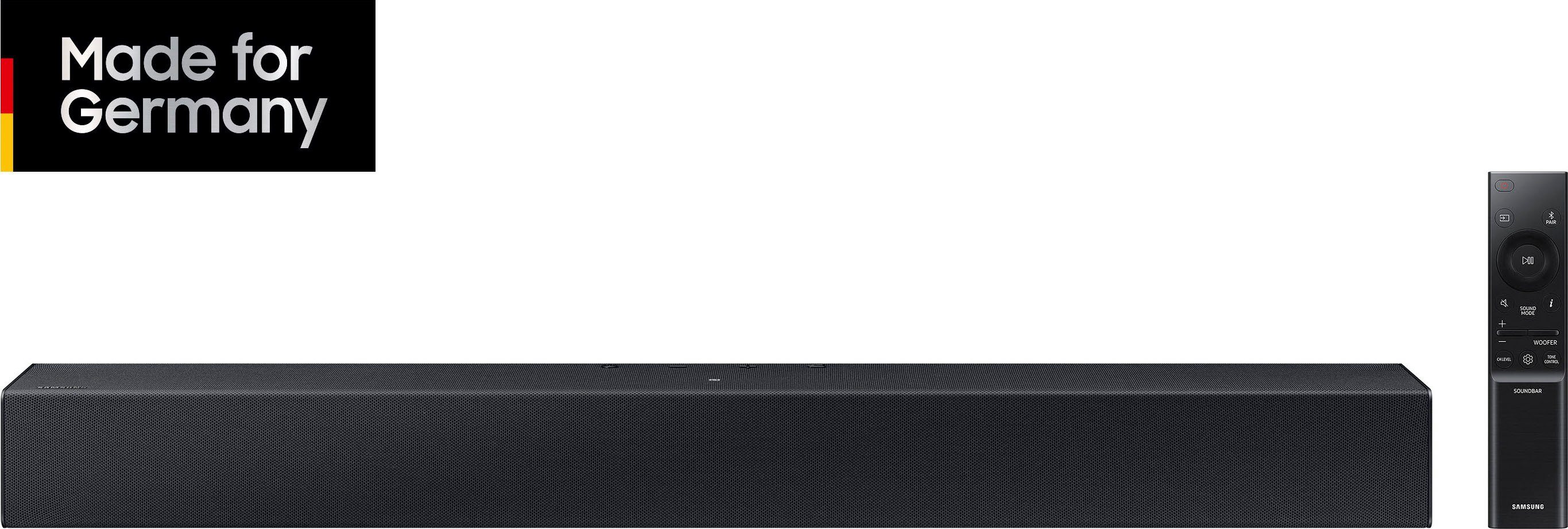 Samsung HW-C410G Soundbar (40 Sound System,Integrierter 2.0-Kanal Sound Expansion) Subwoofer,Surround W