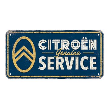 Nostalgic-Art Metallschild Hängeschild - Citroen - Citroen Genuine Service