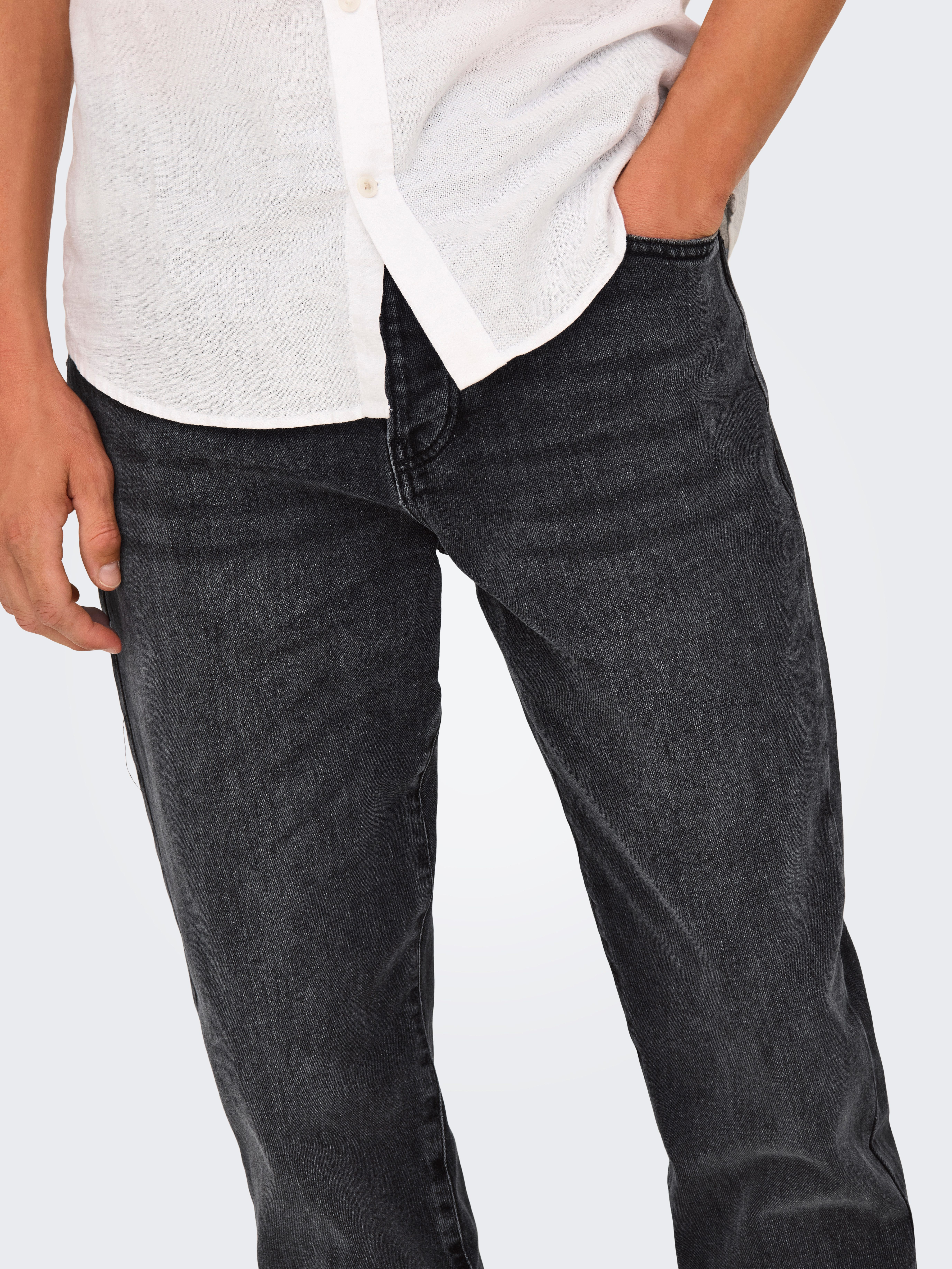 ONLY & SONS Relax-fit-Jeans ONSYOKE TAPERED WB 7850 DOT DNM NOOS