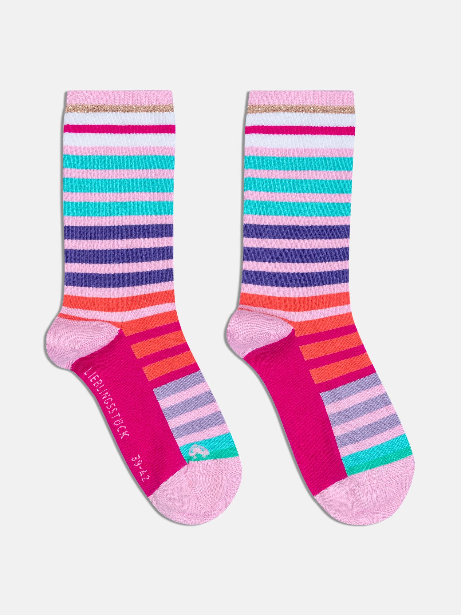Lieblingsstück Langsocken Lovely Socks "RainbowEP" aus Baumwollmix mit Baumwoll-Anteil