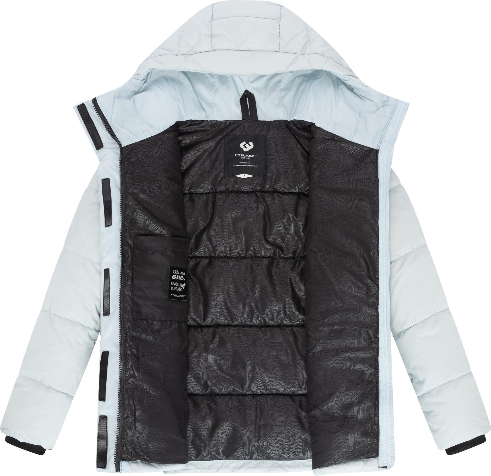 Ragwear Anorak Wikesh stylische Winter Steppjacke mit Colourblocking