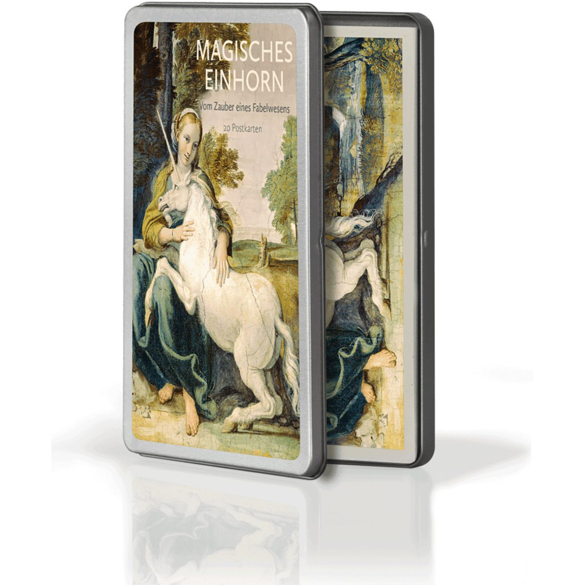 Grußkarte Magisches Einhorn, 20 Postkarten