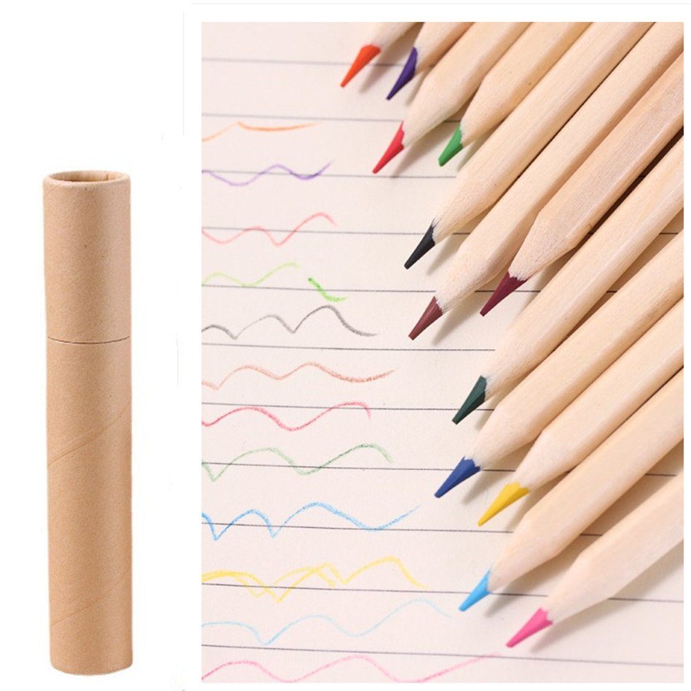 XDeer Buntstift 12 Buntstifte,Niedliche für Erwachsene Kinder, Kindergeburtstage, Gastgeschenke