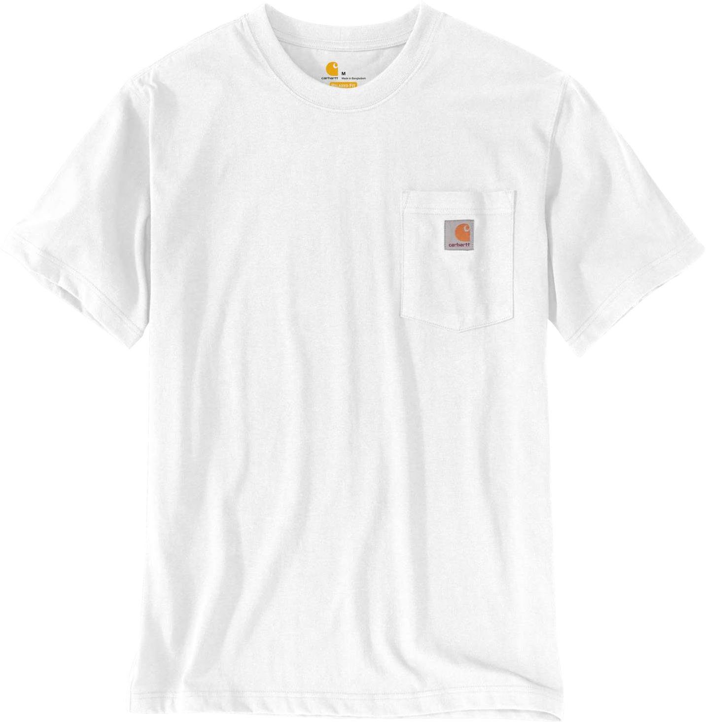 Set) (2-tlg., hellgrau T-Shirt Carhartt und weiß 2er