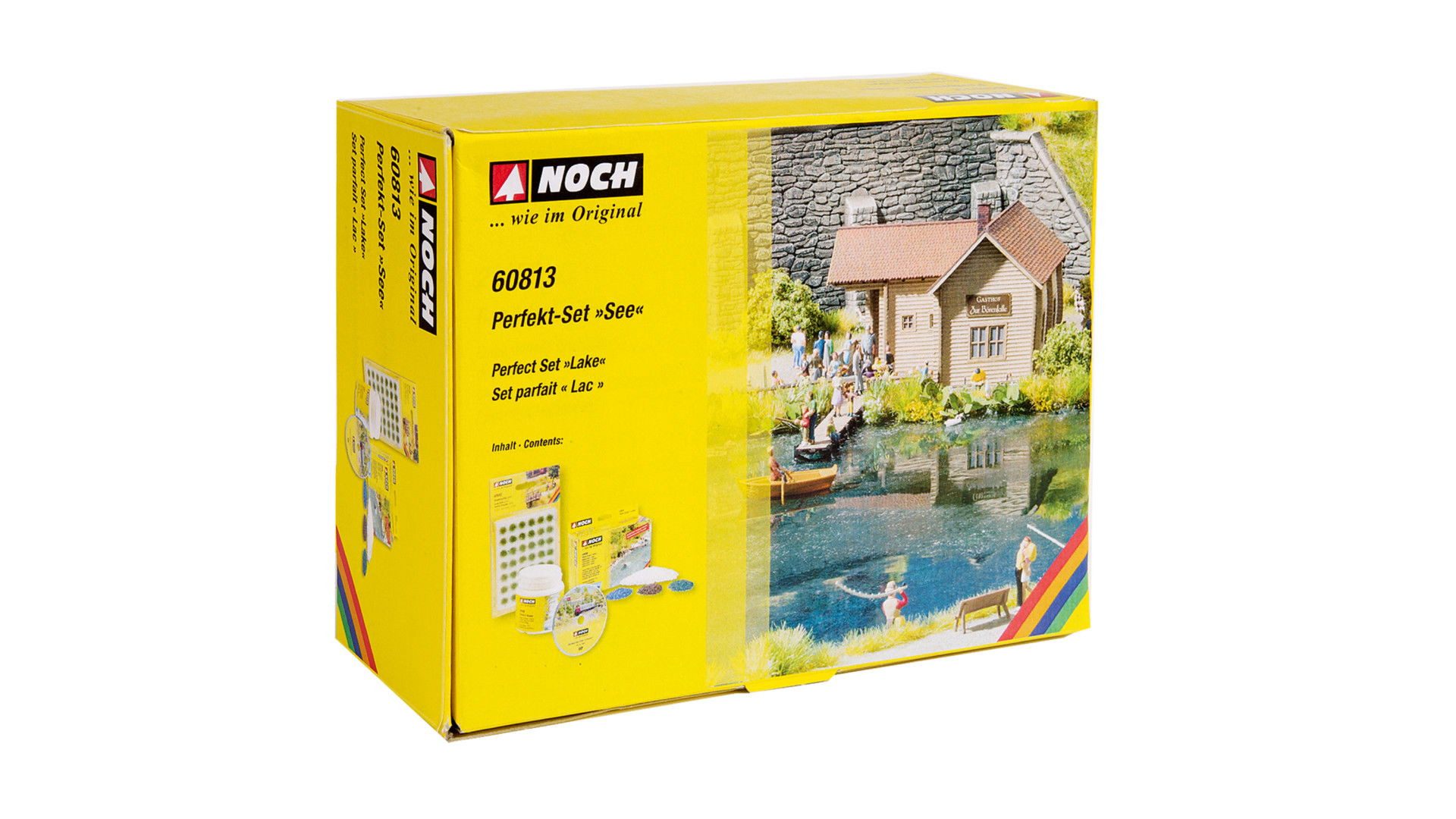 NOCH Modelleisenbahn-Spielunterlage NOCH, 60813, Spur G,0,H0,TT,N,Z, Perfekt-Set 'S