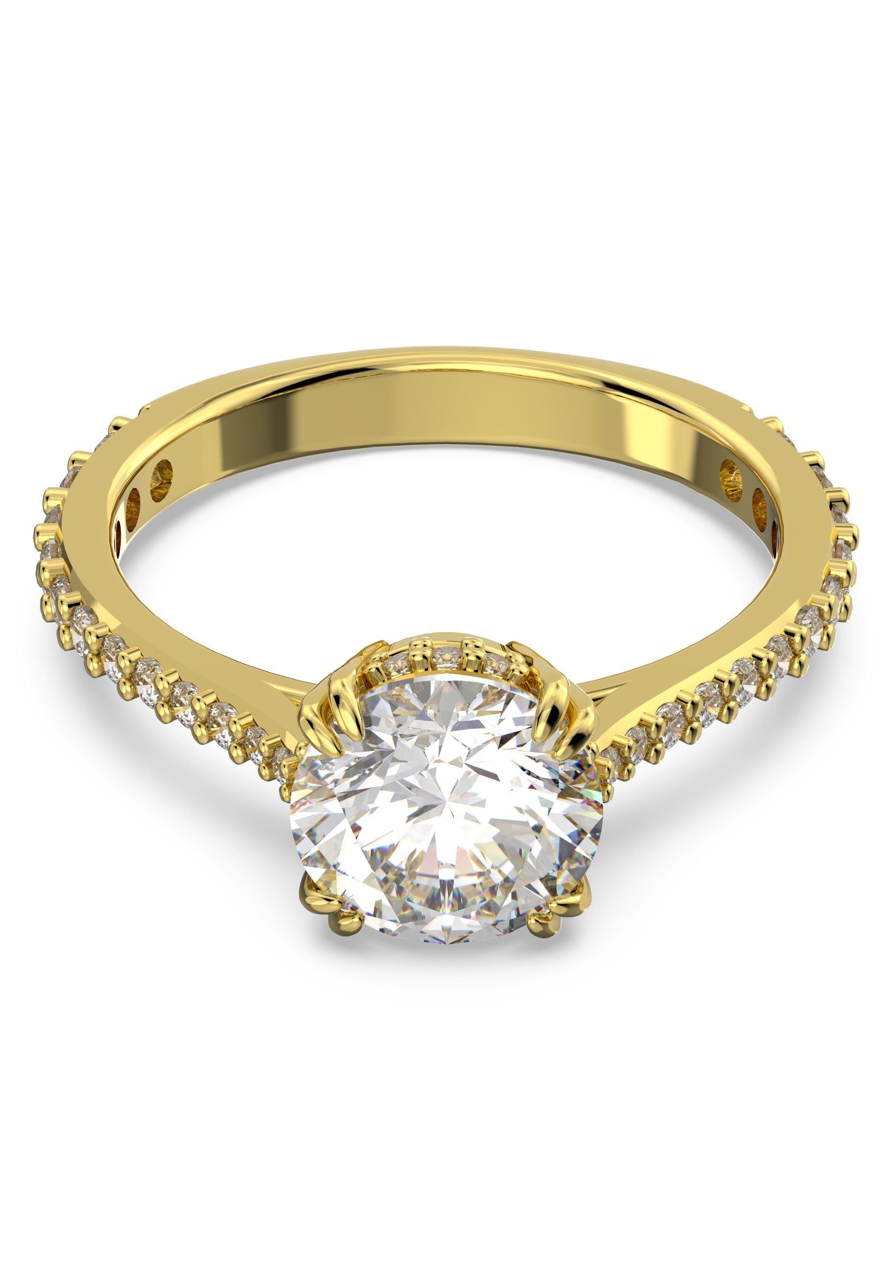 Swarovski Fingerring Stilla Round Cocktailring, mit Swarovski® Kristall günstig online kaufen