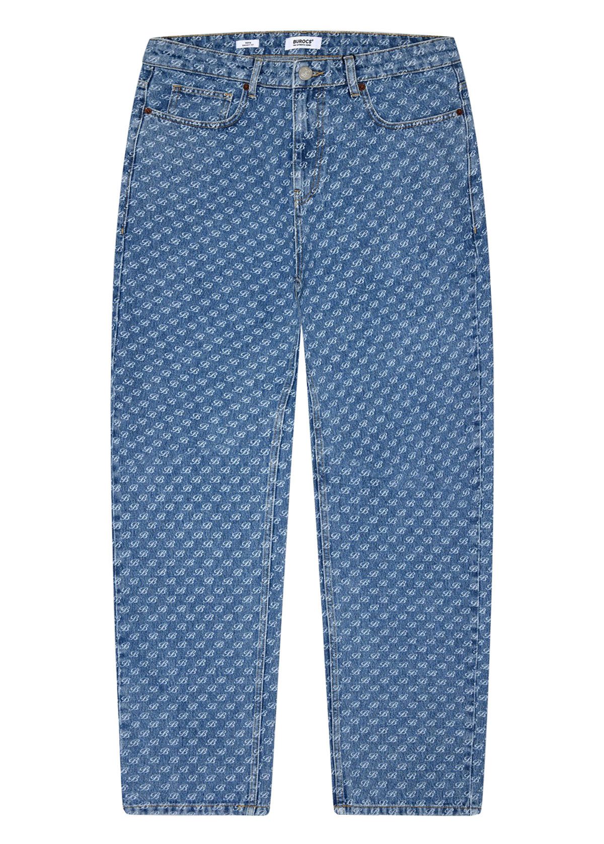 Loose-fit-Jeans Baggy Monogram
