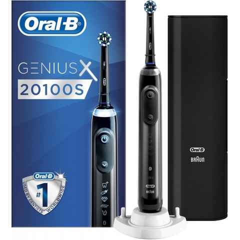 Oral-B Elektrische Zahnbürste Genius X 20100S - Elektrische Zahnbürste - midnight black