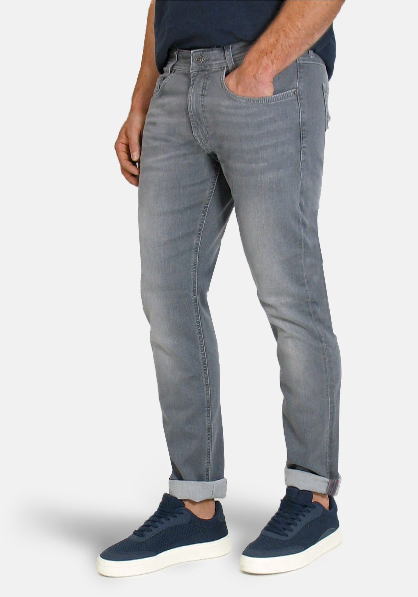 MAC 5-Pocket-Jeans ARNE PIPE - elastischer Denim