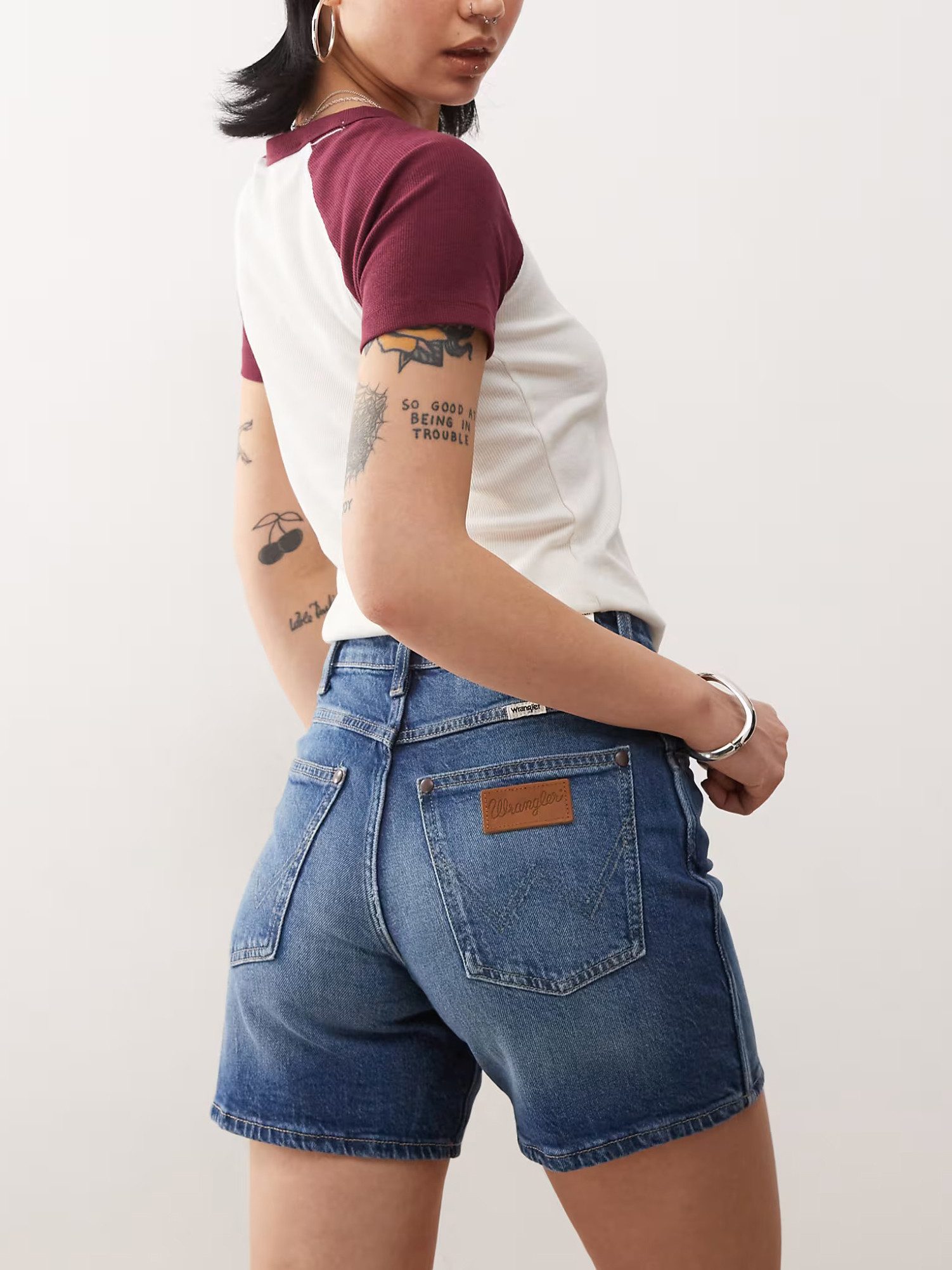 Wrangler Jeansshorts High Waist mit entspannter günstig online kaufen