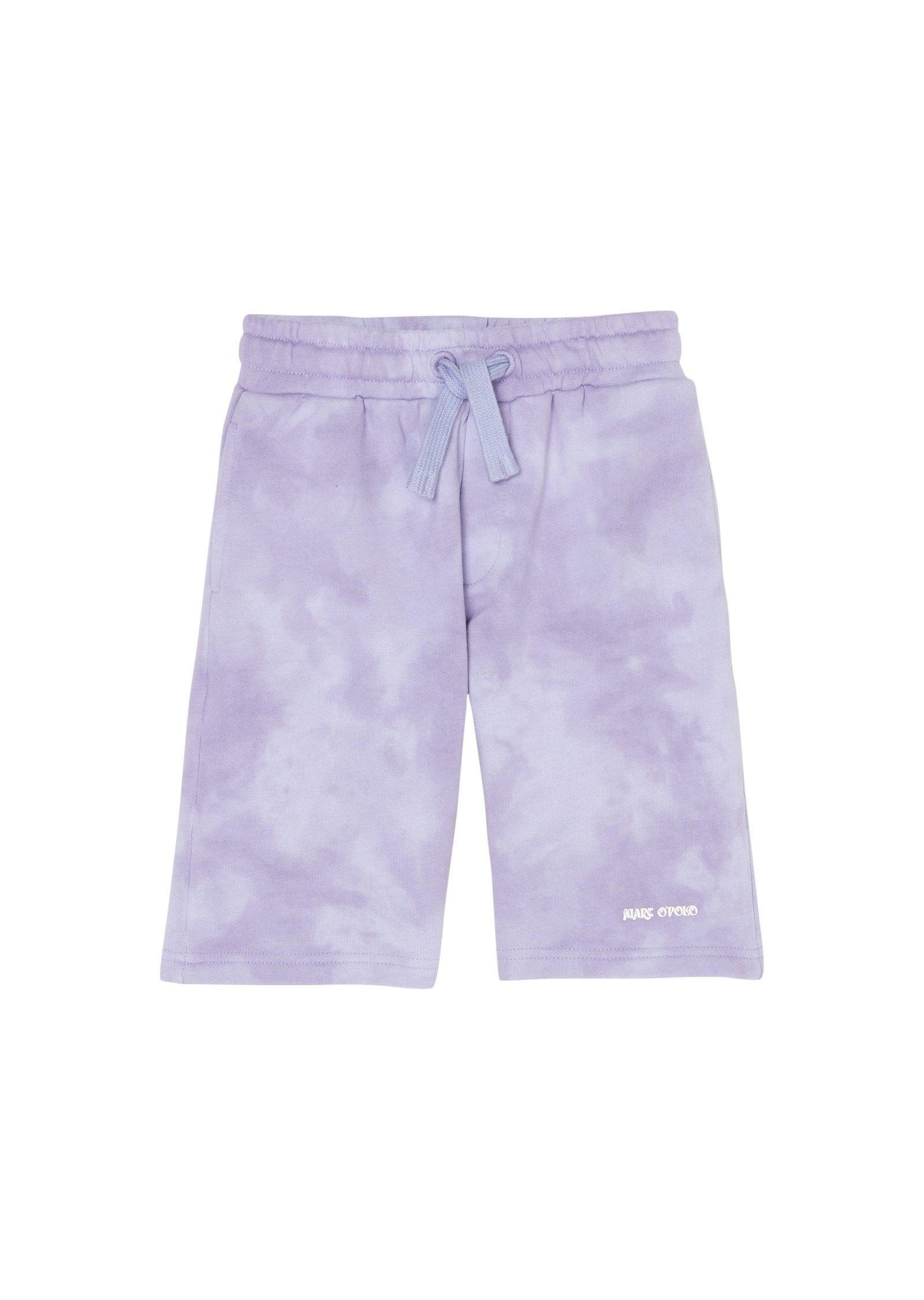 Marc O'Polo Shorts Batik-Dessin im lila