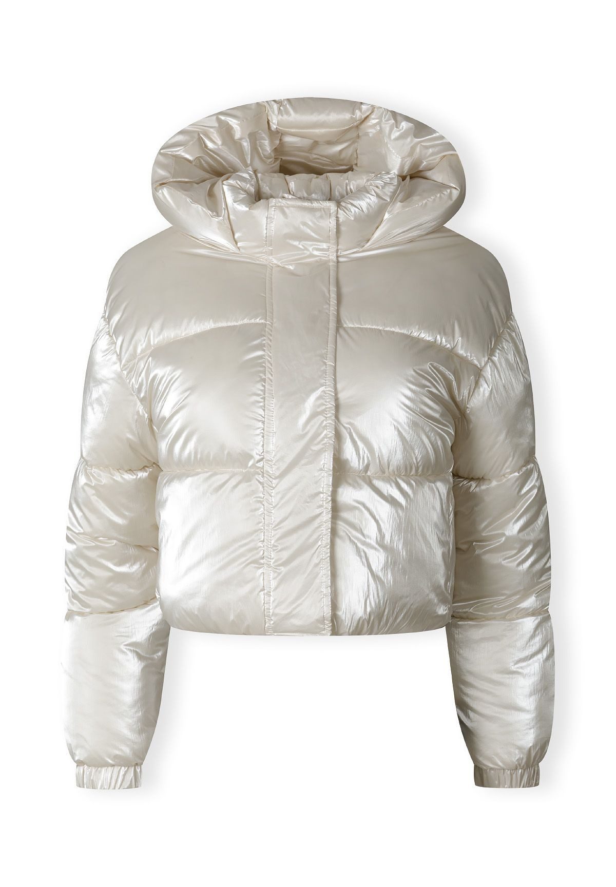 Respect Winterjacke Gefütterte Jacke im Metallic-Look günstig online kaufen