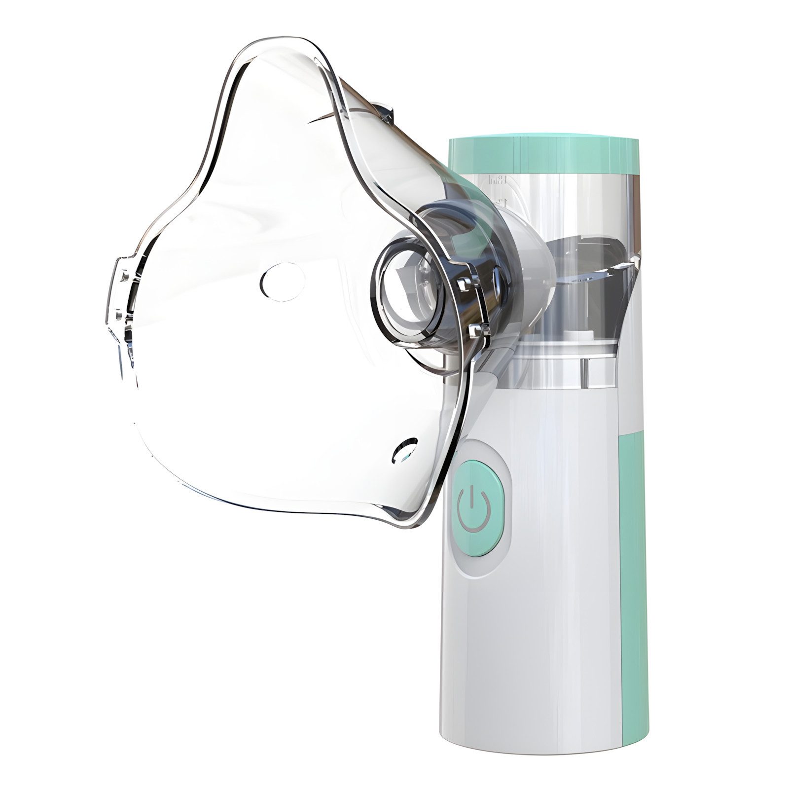 POPOLIC Inhalator Mini-Inhalator,Handgehaltener Mesh-Inhalator,automatische Inhalatoren, für Erwachsene und Kinder, Mini-Ultraschall-Luftbefeuchter für zu Hause und unterwegs 1-tlg., Mesh-Inhalatoren mit Masken und Mundstücken, geräuscharmes Verneblergerä