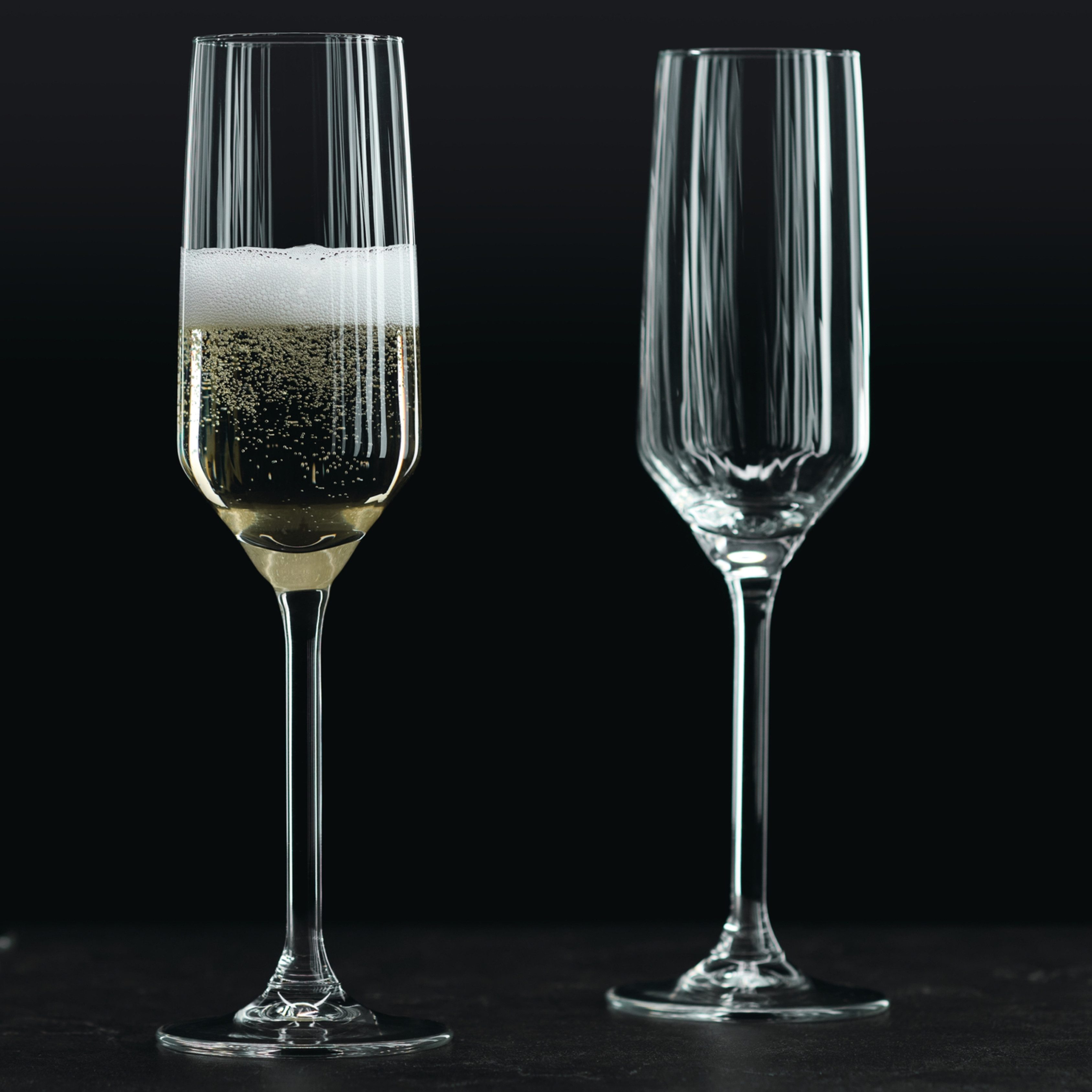 Ritzenhoff & Breker Sektglas Jive, 4-tlg., Glas, 4er Set, je 220 ml