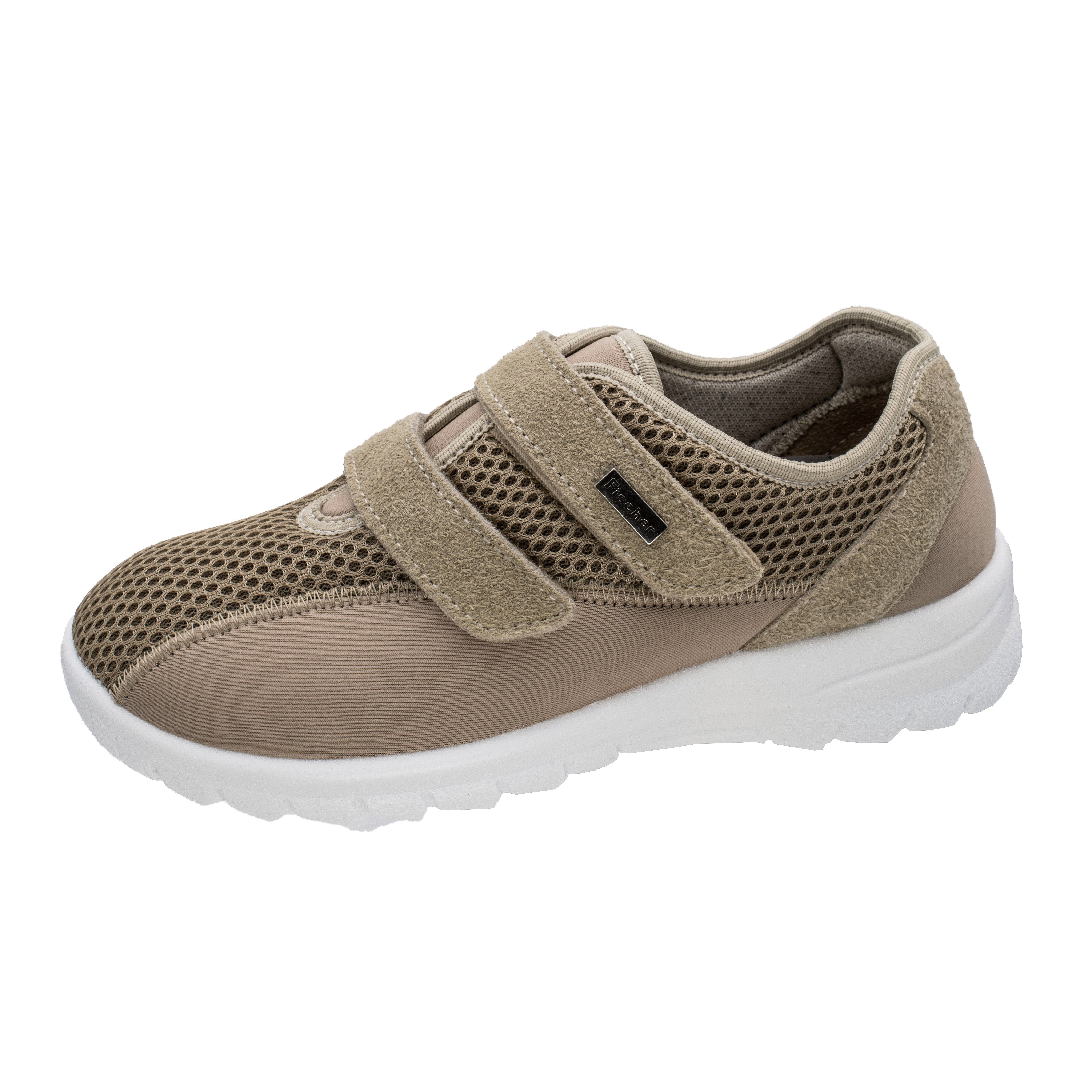 Fischer-Markenschuh Ortho Aktiv Klettschuh aus Mesh, Microtex, Weite H