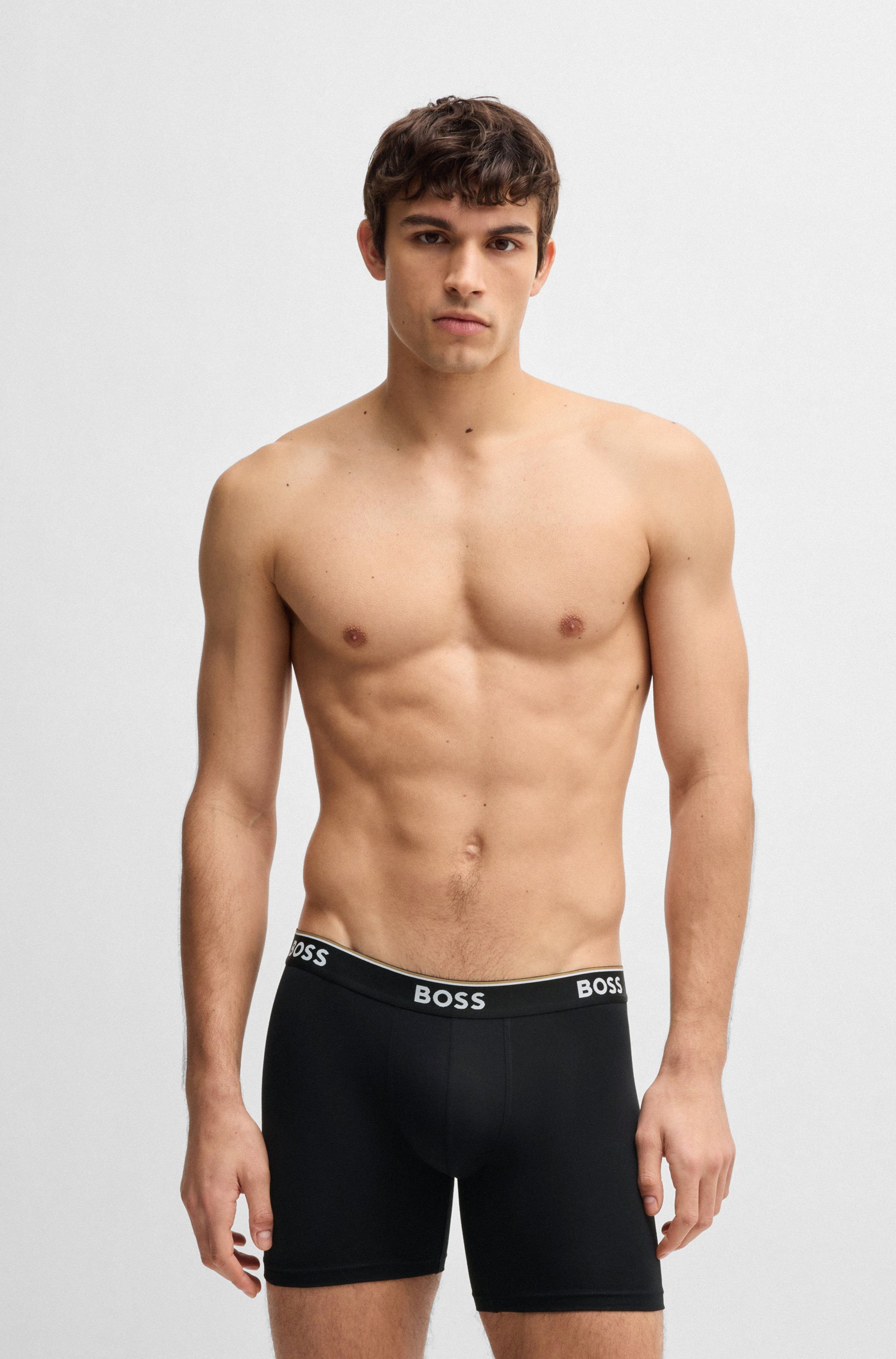 BOSS Boxershorts BoxerBrLong 3P Power günstig online kaufen