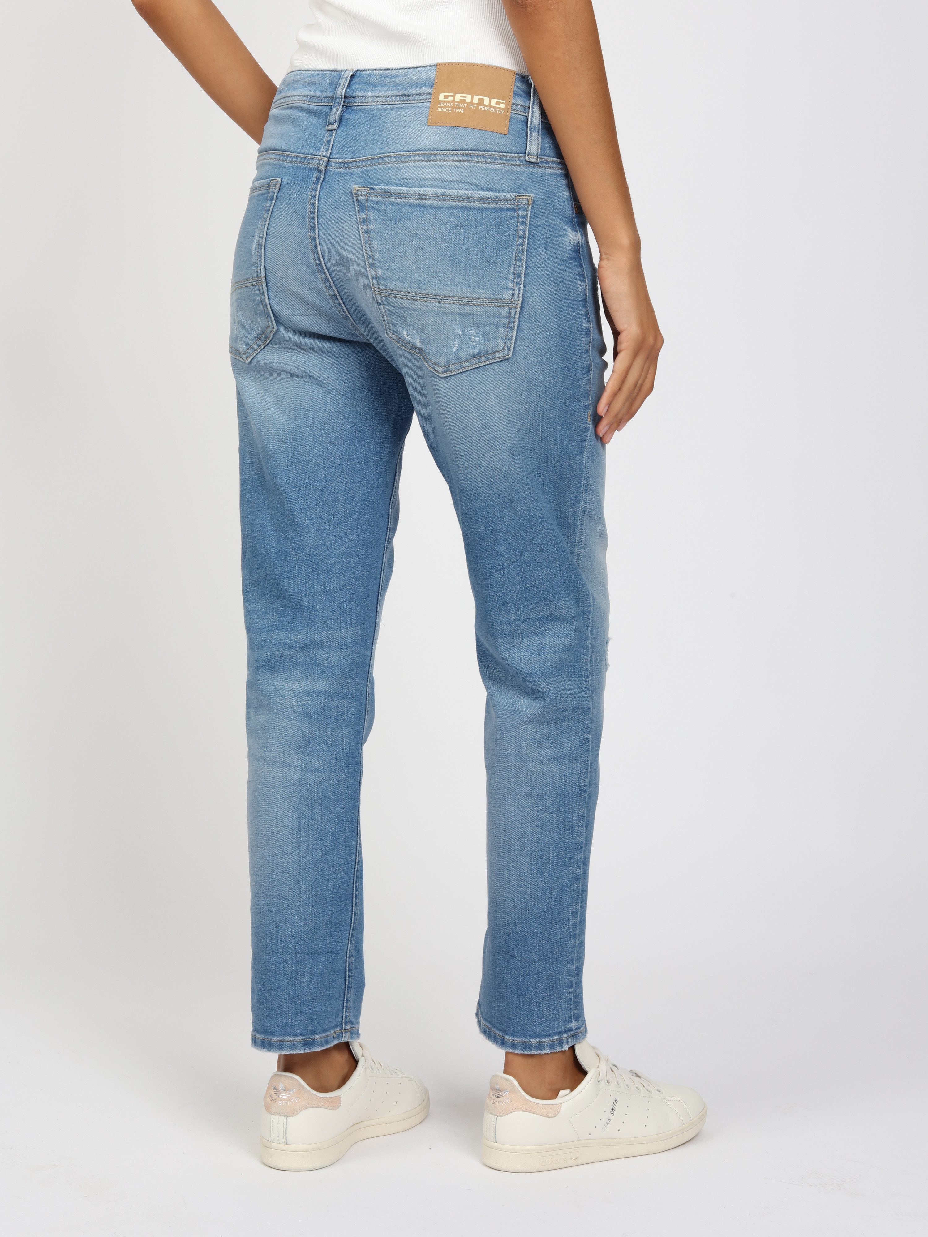 GANG Boyfriend-Jeans 94NICA CROPPED mit geraden und verkürzten Beinverlauf