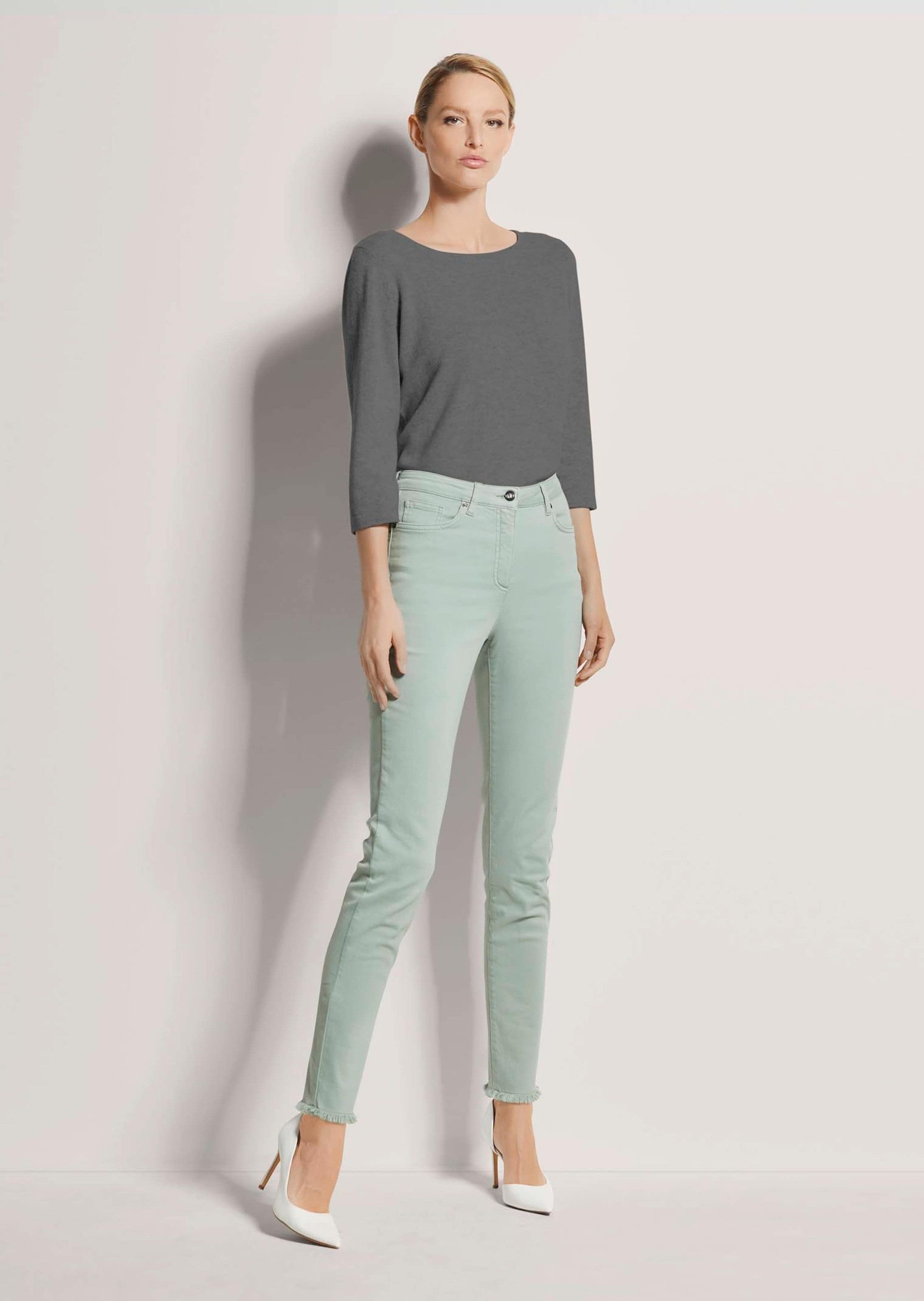 MADELEINE Gerade Jeans Mid Waist Skinny-Hose günstig online kaufen