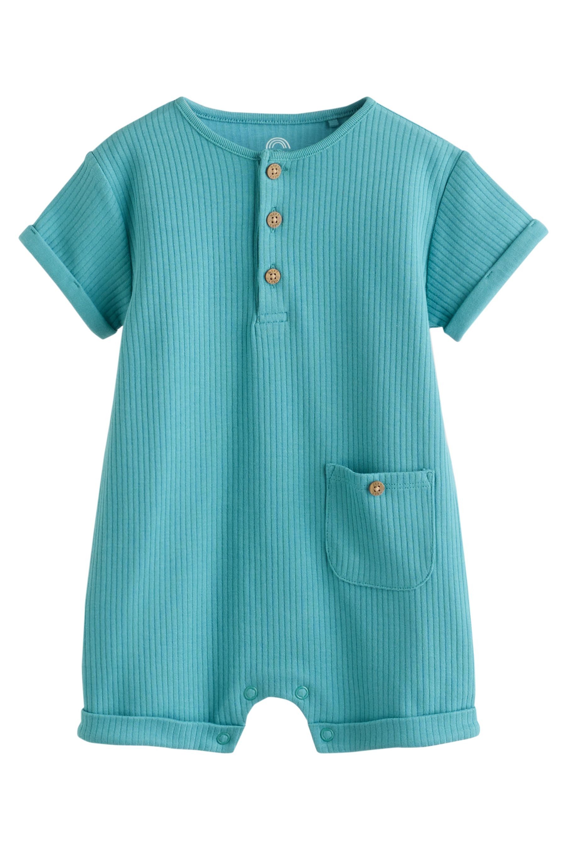 Next Strampler Baby Strampler mit geknöpftem Stehkragen, 4er-Pack (4-tlg)