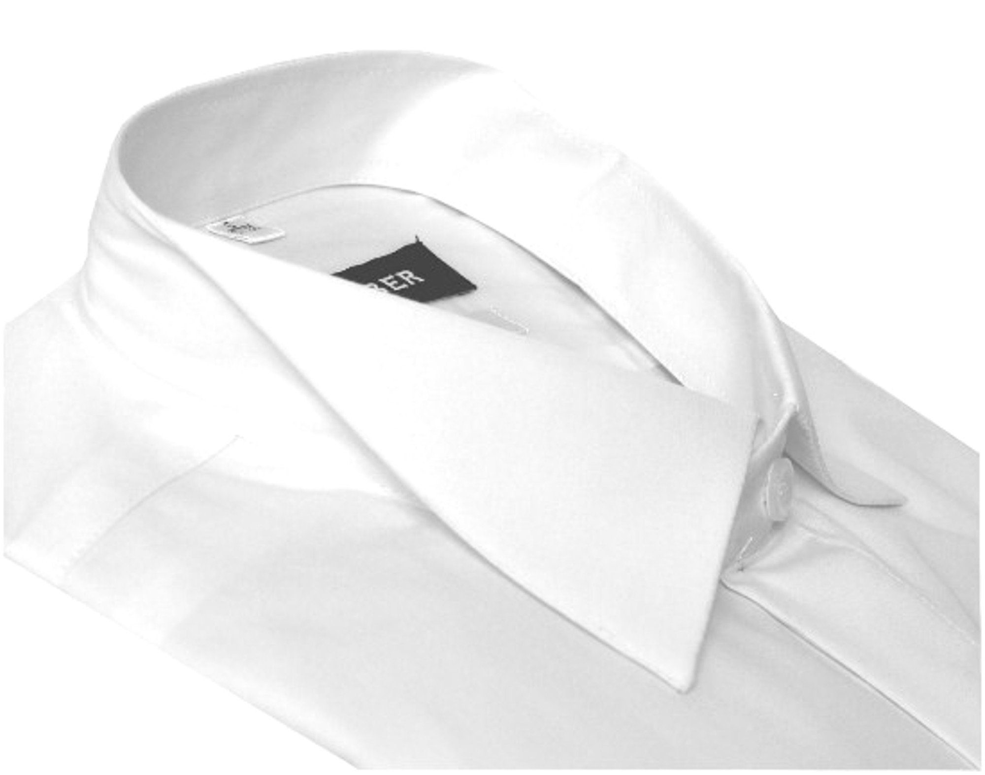 Huber Hemden Smokinghemd HU-1021 Kläppchen-Kragen Fliege schwarz oder silber Manschettenknopf