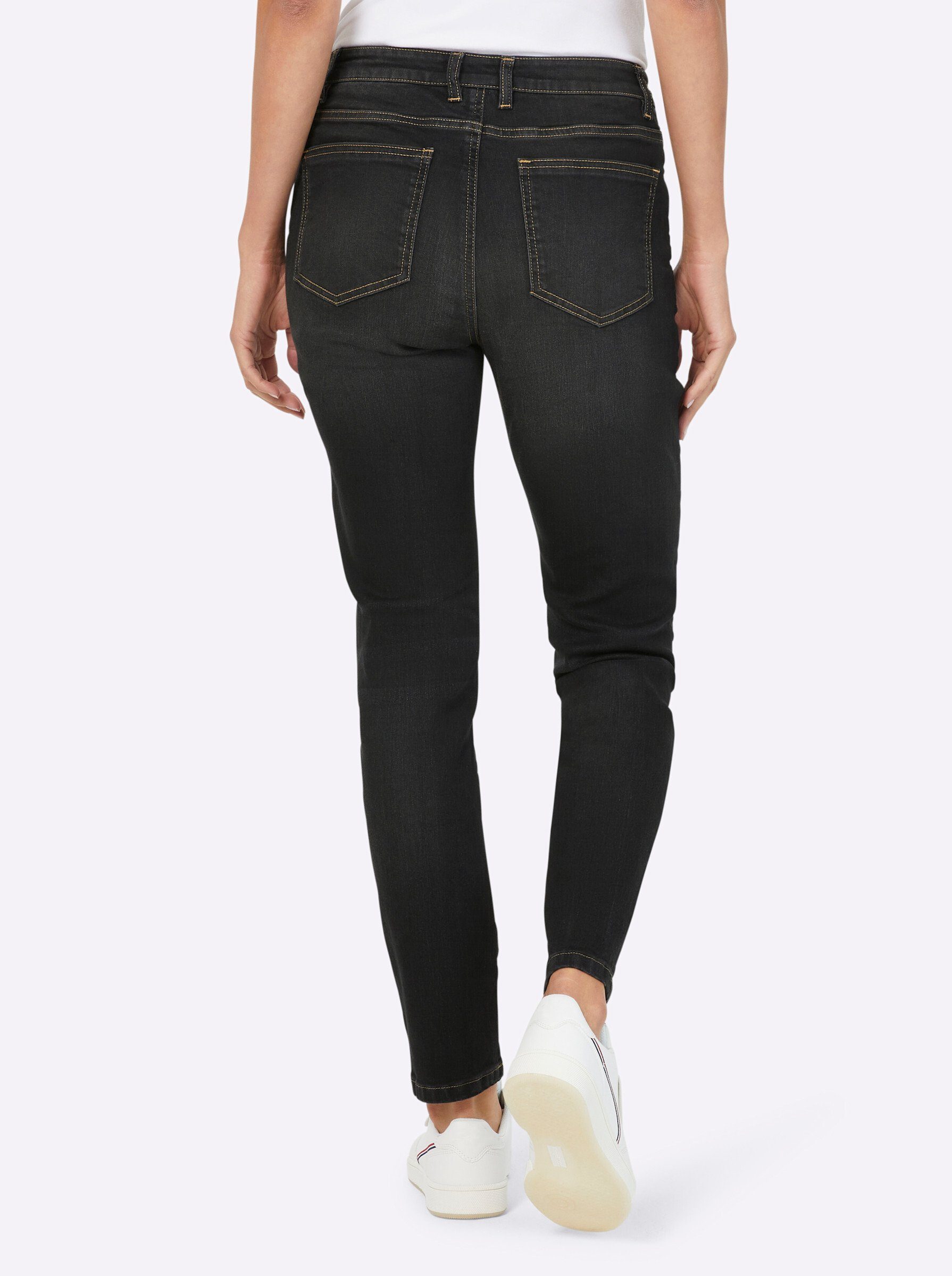 Bequeme heine black denim Jeans