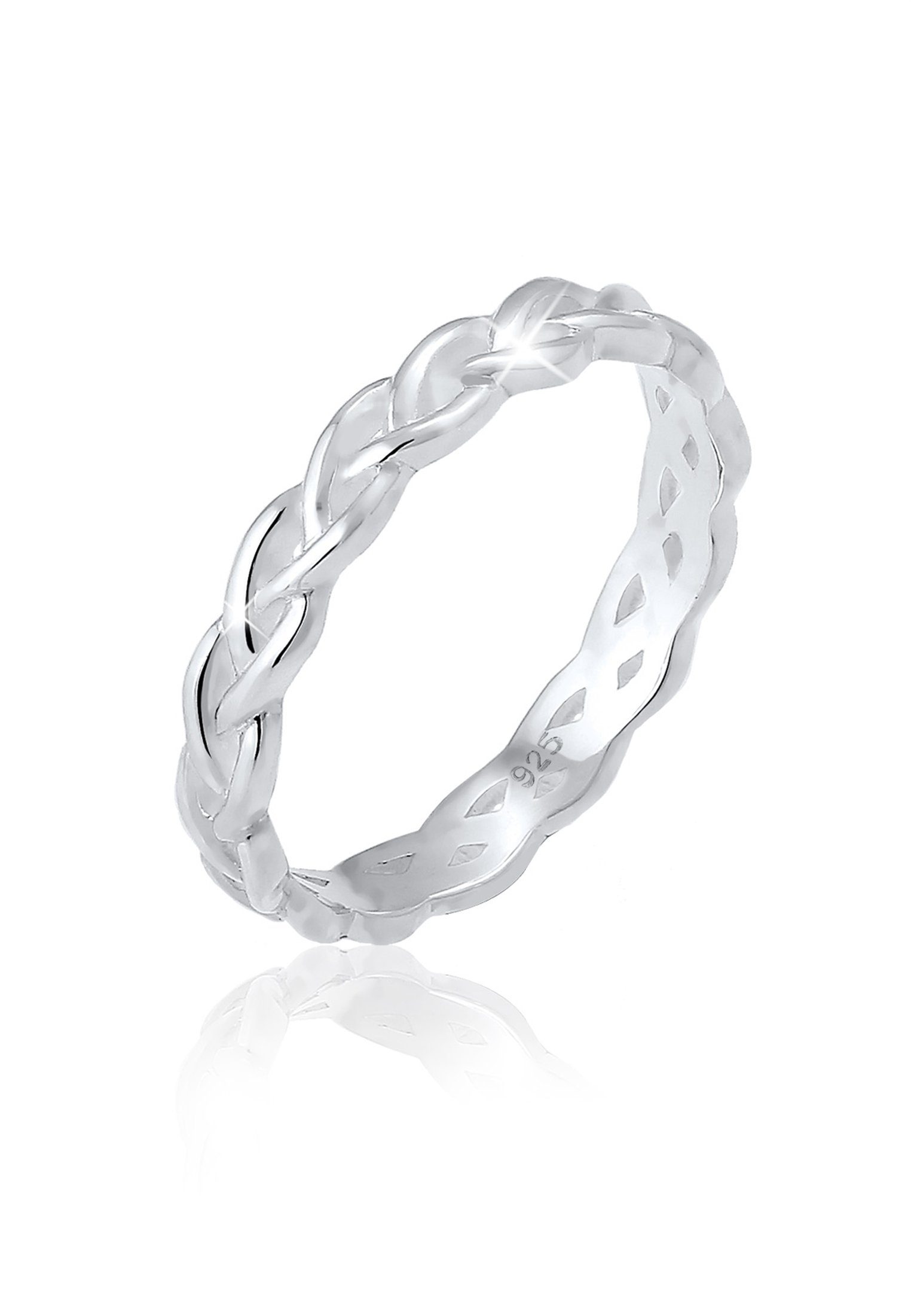 Elli Fingerring Gedreht Geflochten Zopfmuster 925 günstig online kaufen