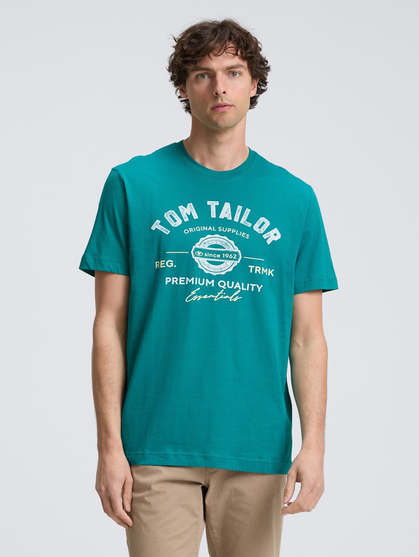 TOM TAILOR T-Shirt T-Shirt mit Logo-Print günstig online kaufen