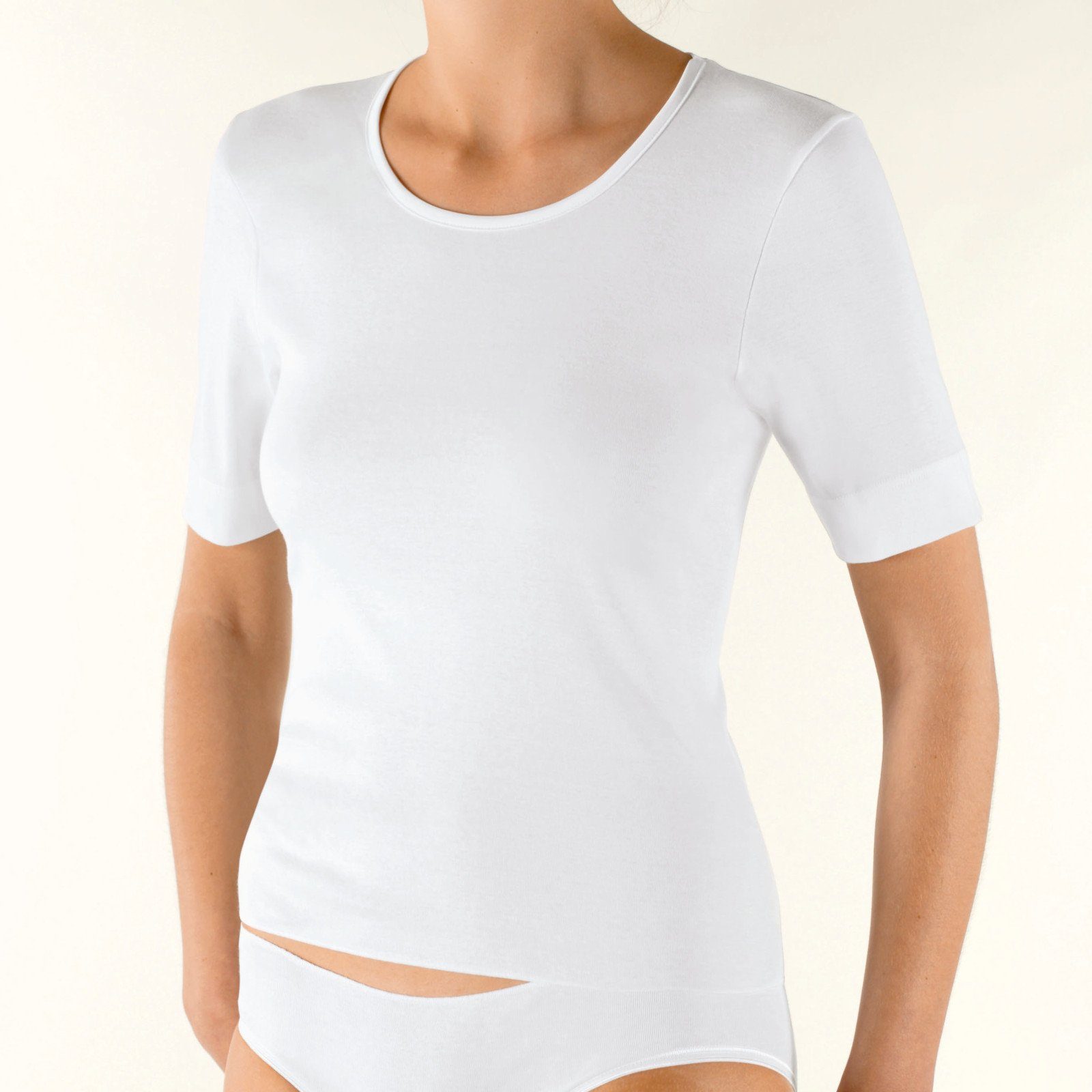 Nina Von C. Unterhemd Nina von C. Fine Cotton Halbarm-Shirt günstig online kaufen