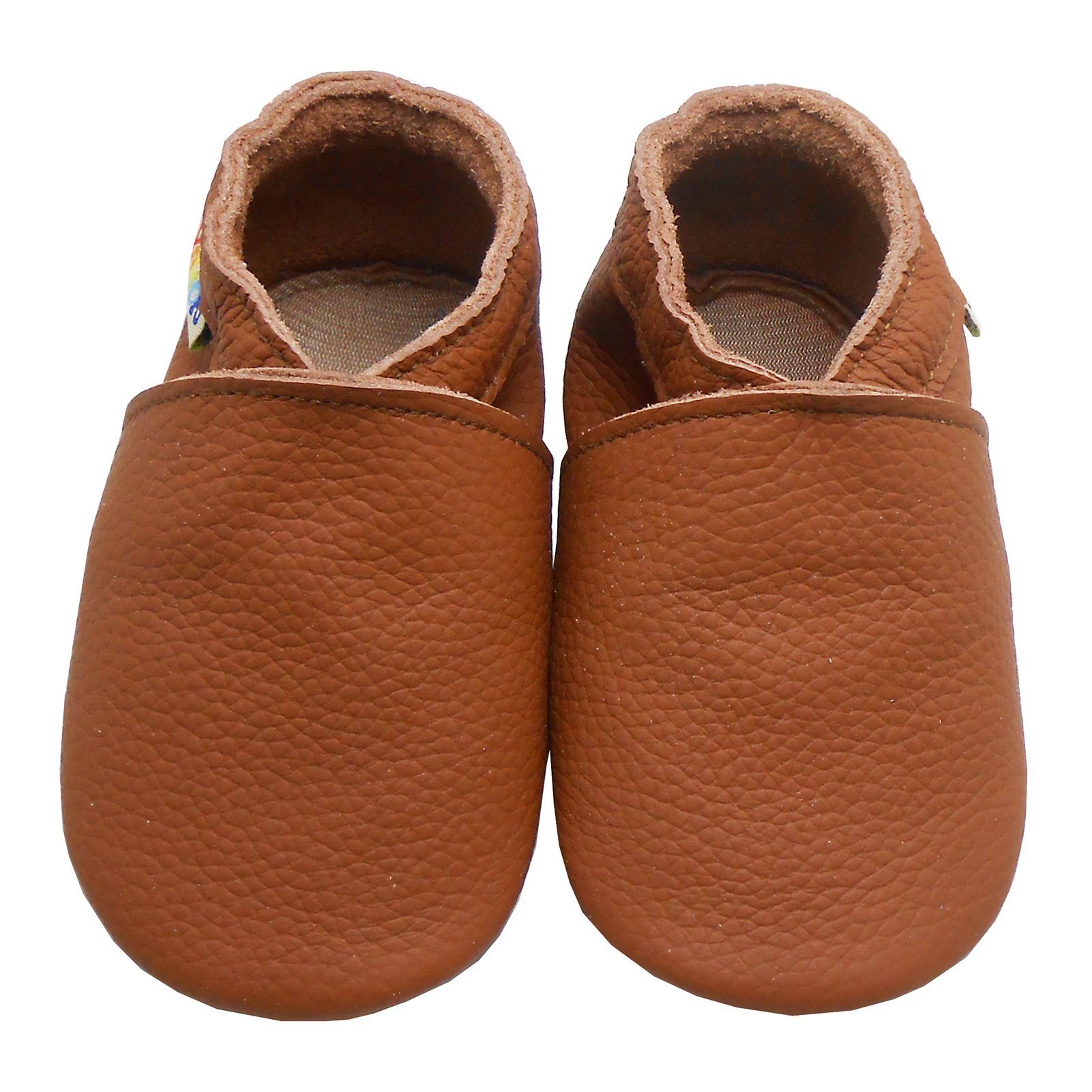 Yalion Yalion Leder Baby-Lauflernschuhe, weich, rutschfest, handgefertigt Krabbelschuh elastisch – Bild 2 von 3
