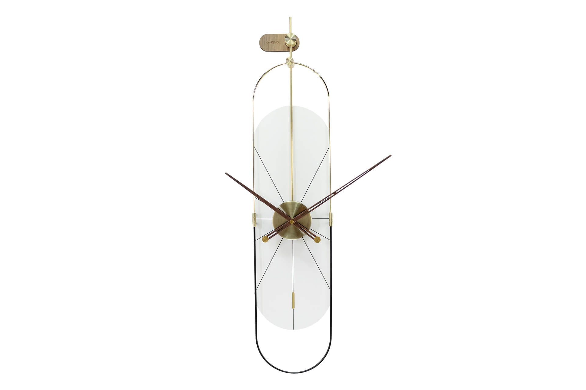 Wanduhr THE WHITE PLANET. 20x90x1.8 cm