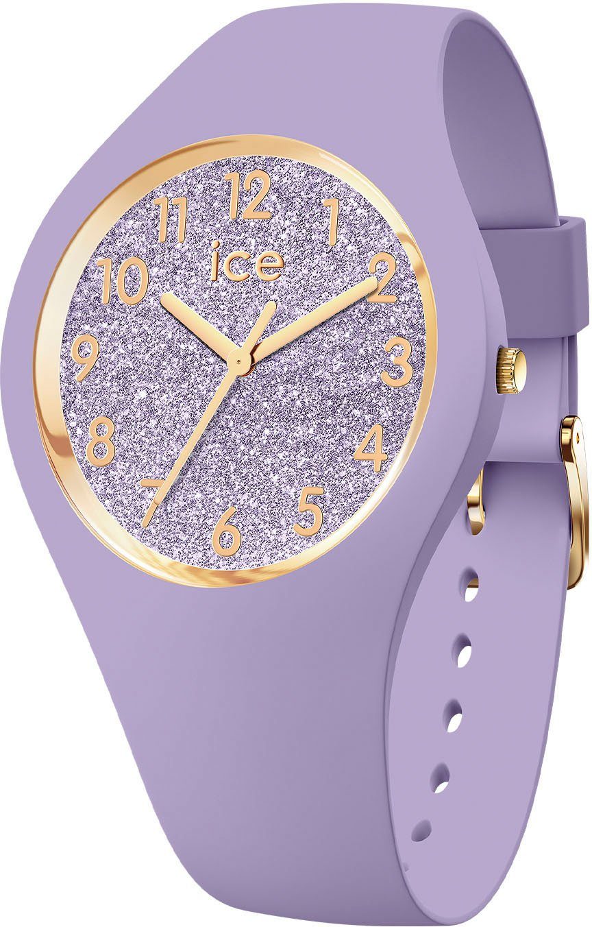 ice-watch Quarzuhr ICE glitter - lila - 021223 lavender 3H, - Digital Small