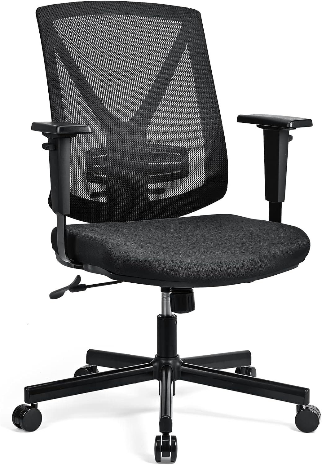 BASETBL Bürostuhl, Netz-Schreibtischstuhl mit hoher Rückenlehne Sitz und Lordosenstütze