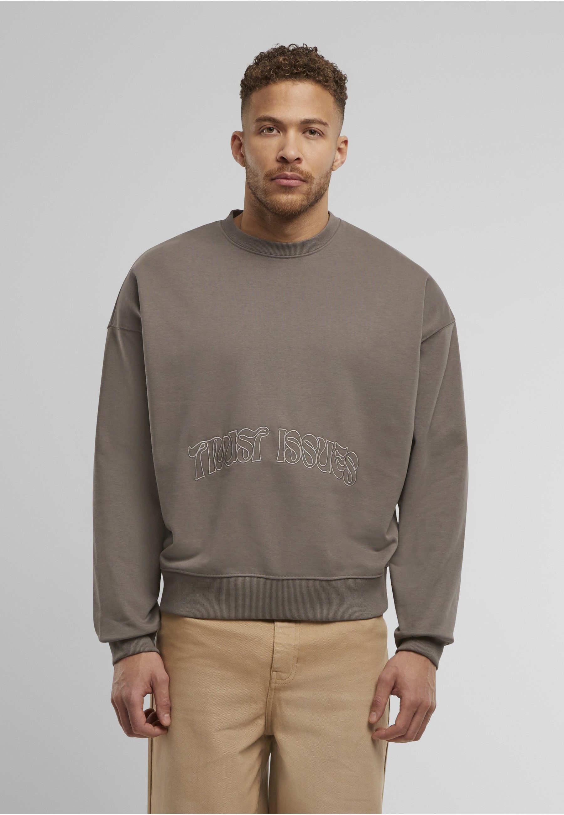 DEF Rundhalspullover DEF DEF Trust Issues Pullover (1-tlg)