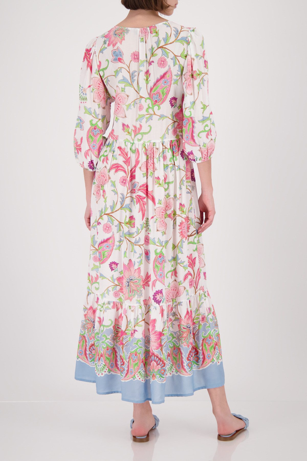 Monari Maxikleid Kleid Blumendruck allover Regular fit mit Blumenmuster