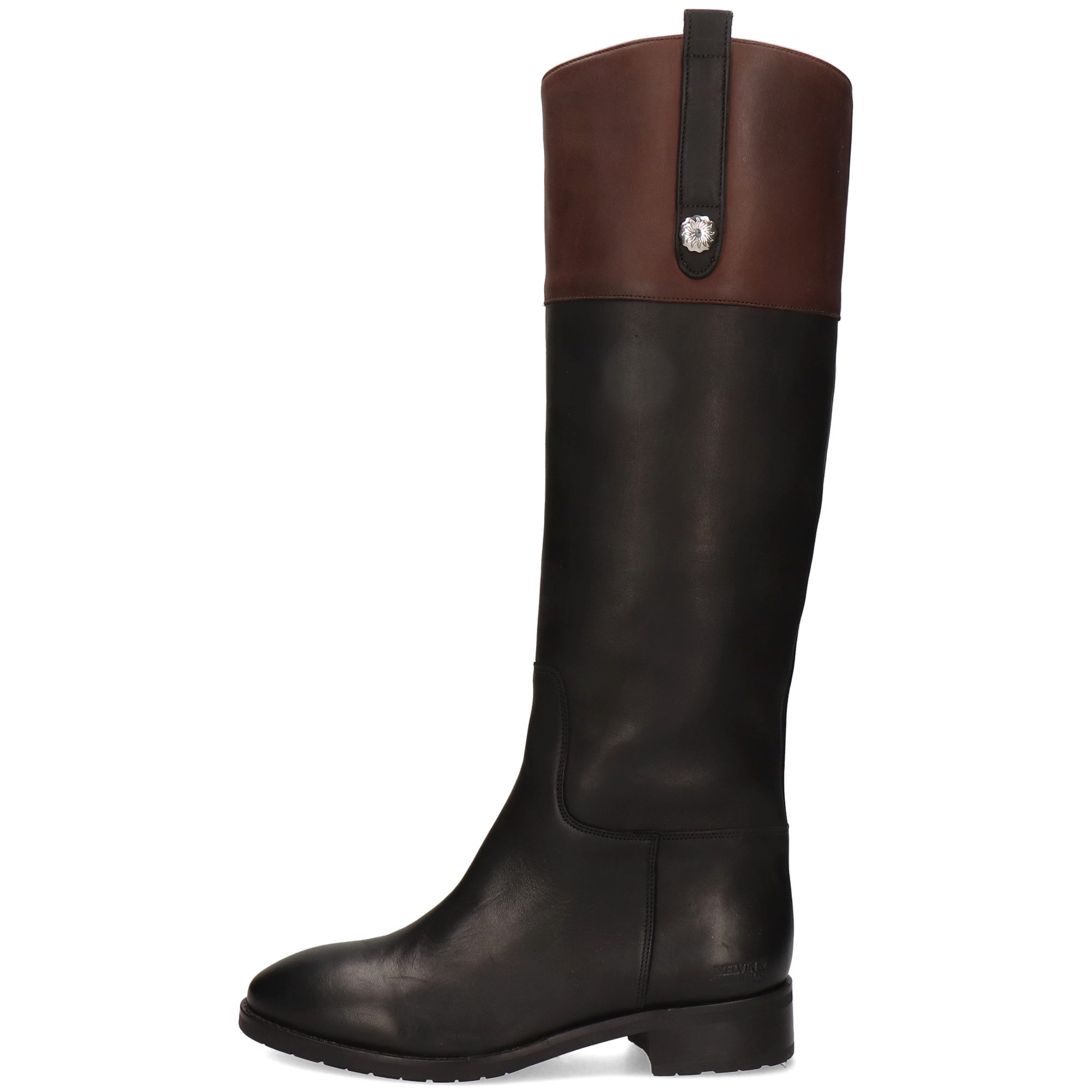 Melvin & Hamilton Miranda 8 Leder-Stiefel für Damen Stiefel Flache Absätze, Echtes Leder