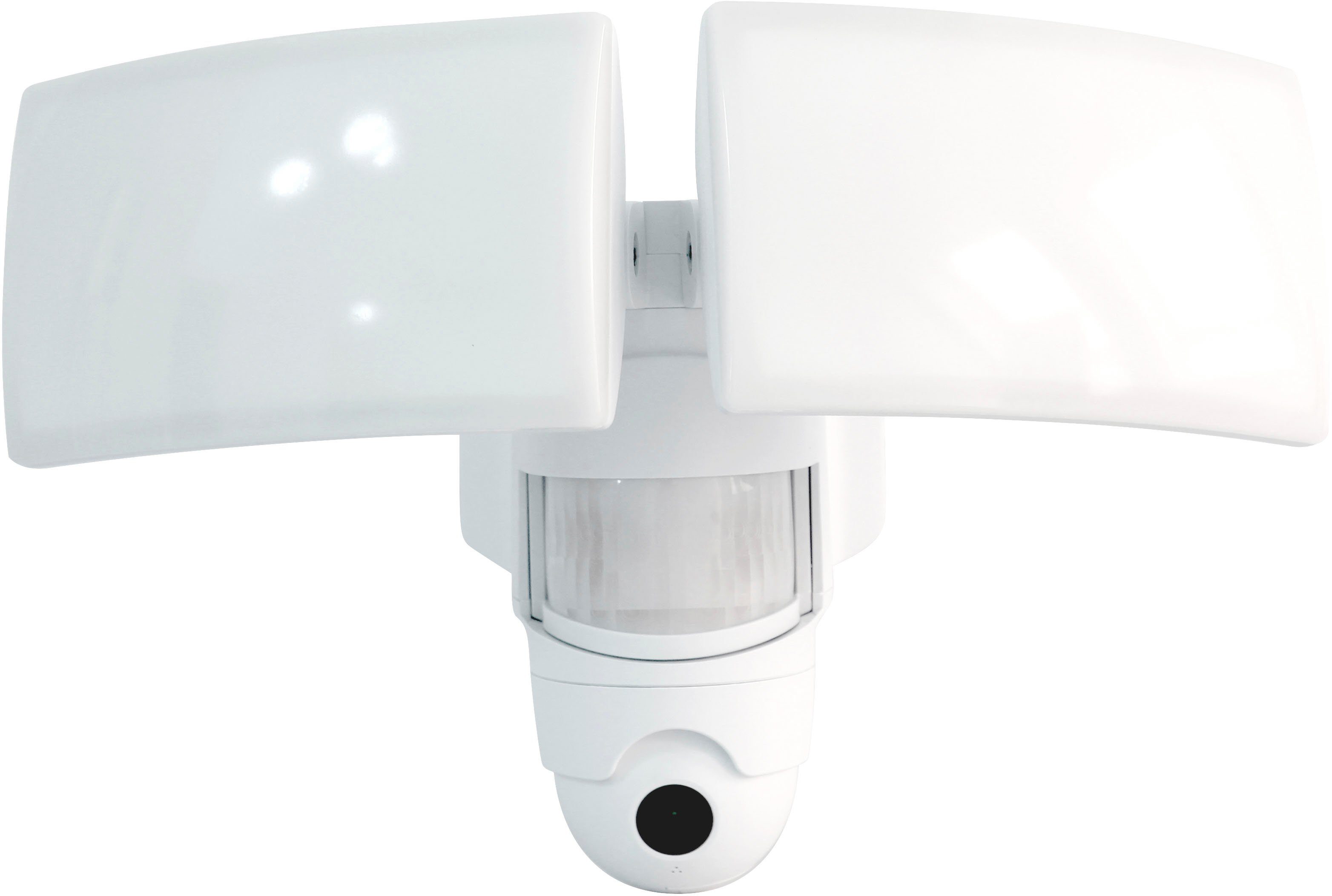 LUTEC Smarte LED-Leuchte LIBRA, LED fest integriert, Smart-Home  Kameraleuchte