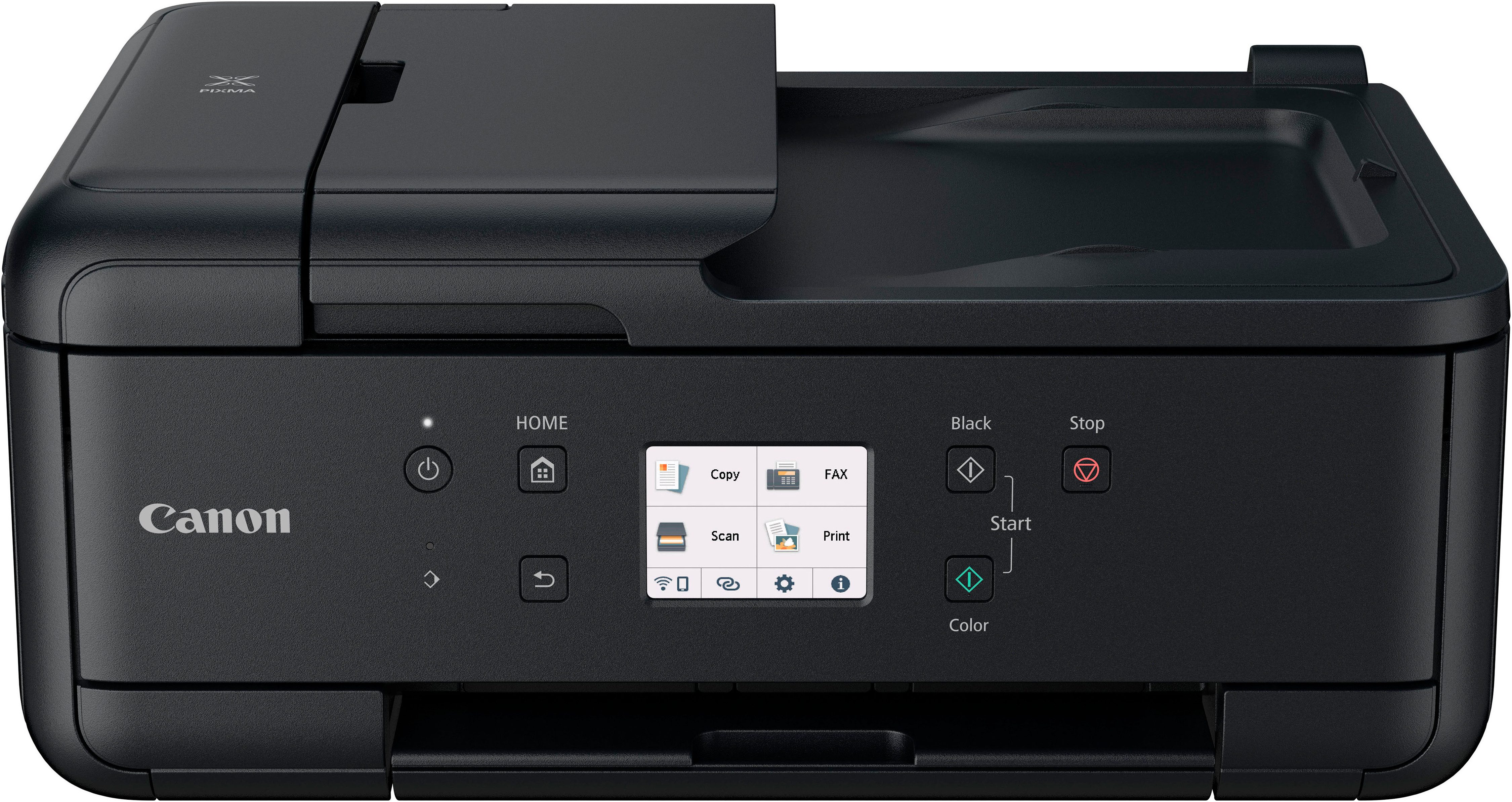 Canon PIXMA TR7650 Multifunktionsdrucker, (WLAN (Wi-Fi), Wi-Fi Direct, 4in1 Tintenstrahl-Multifunktionsgerät mit 5 separaten Tintenpatronen)